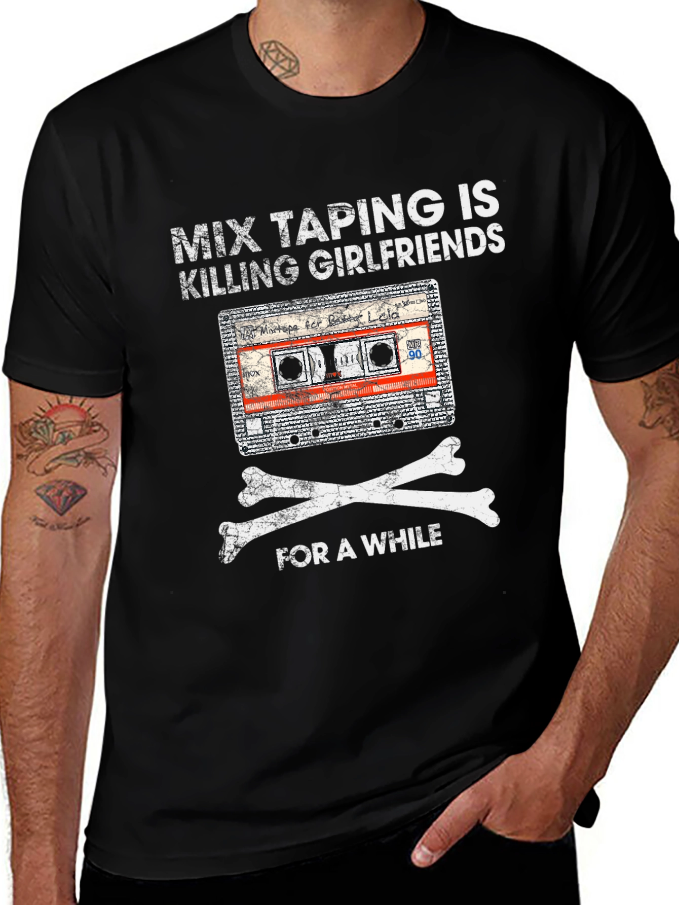 Mix Taping is Killing Girlfriends T-Shirt