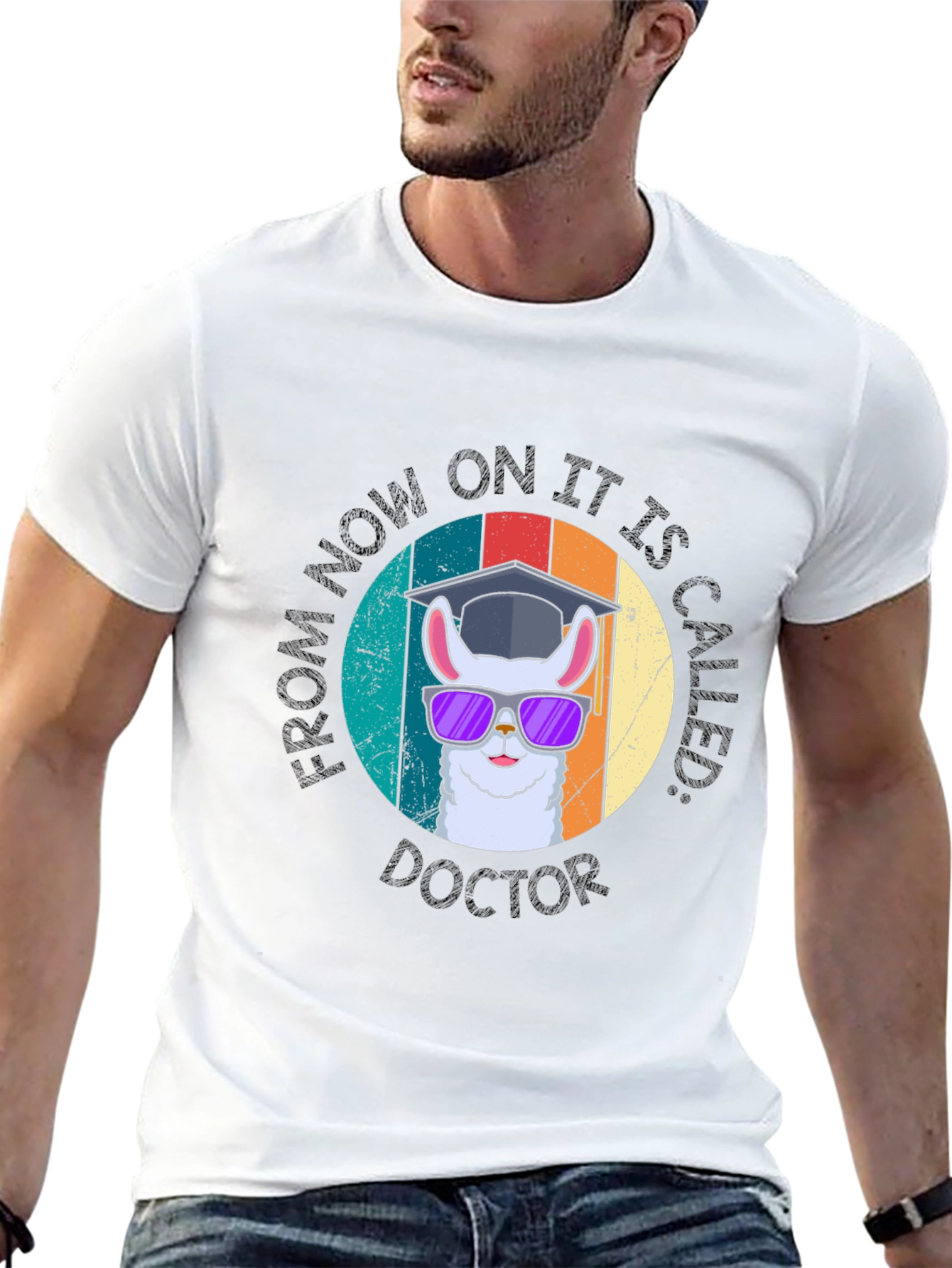 Llama Doctor Graduation T-Shirt