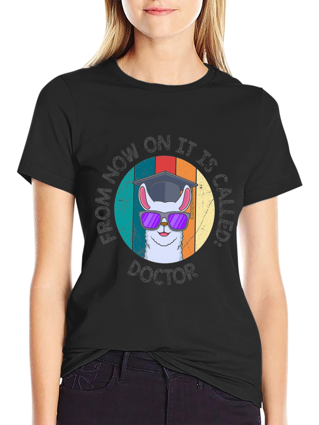 Llama Doctor Graduation T-Shirt