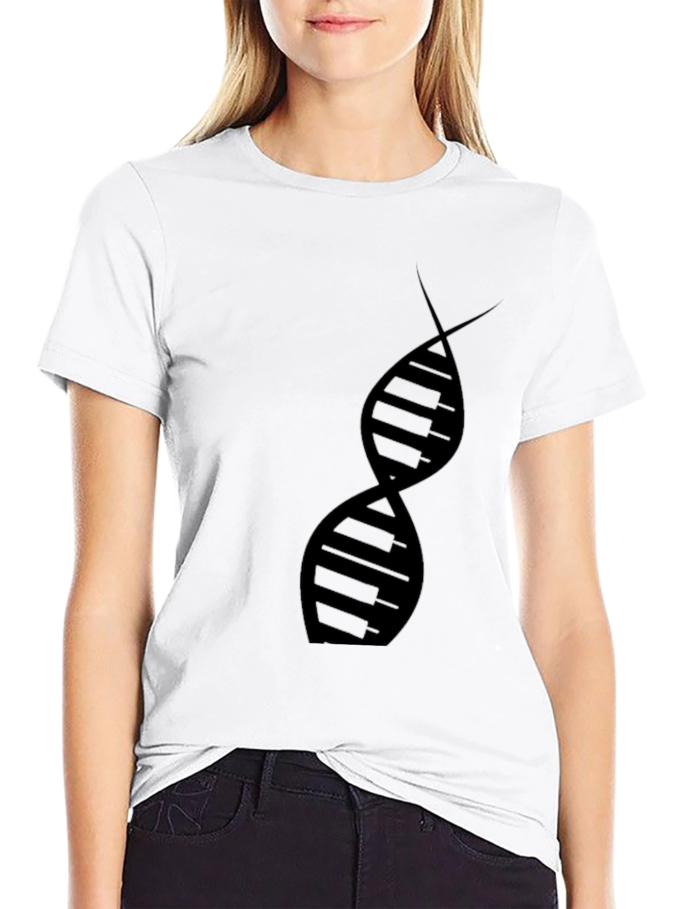 DNA Graphic Black T-Shirt