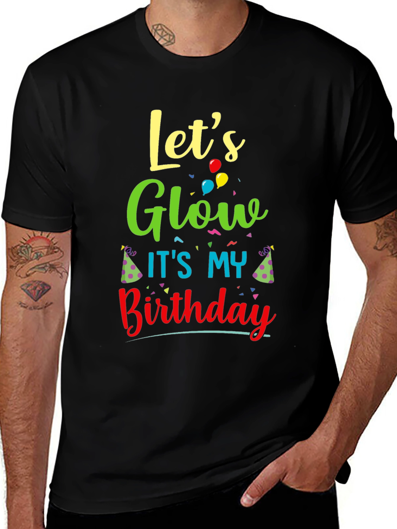 Lets Glow Its My Birthday T-Shirt