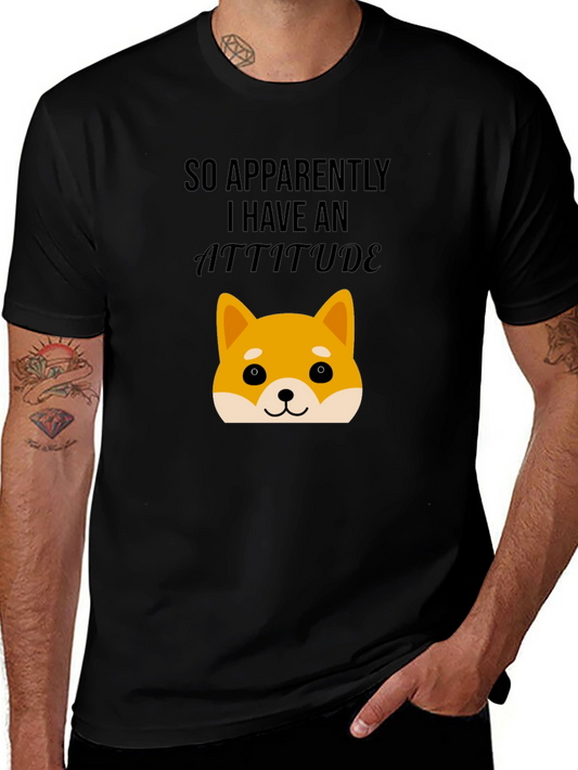 Attitude Dog T-Shirt - Unisex Black Tee