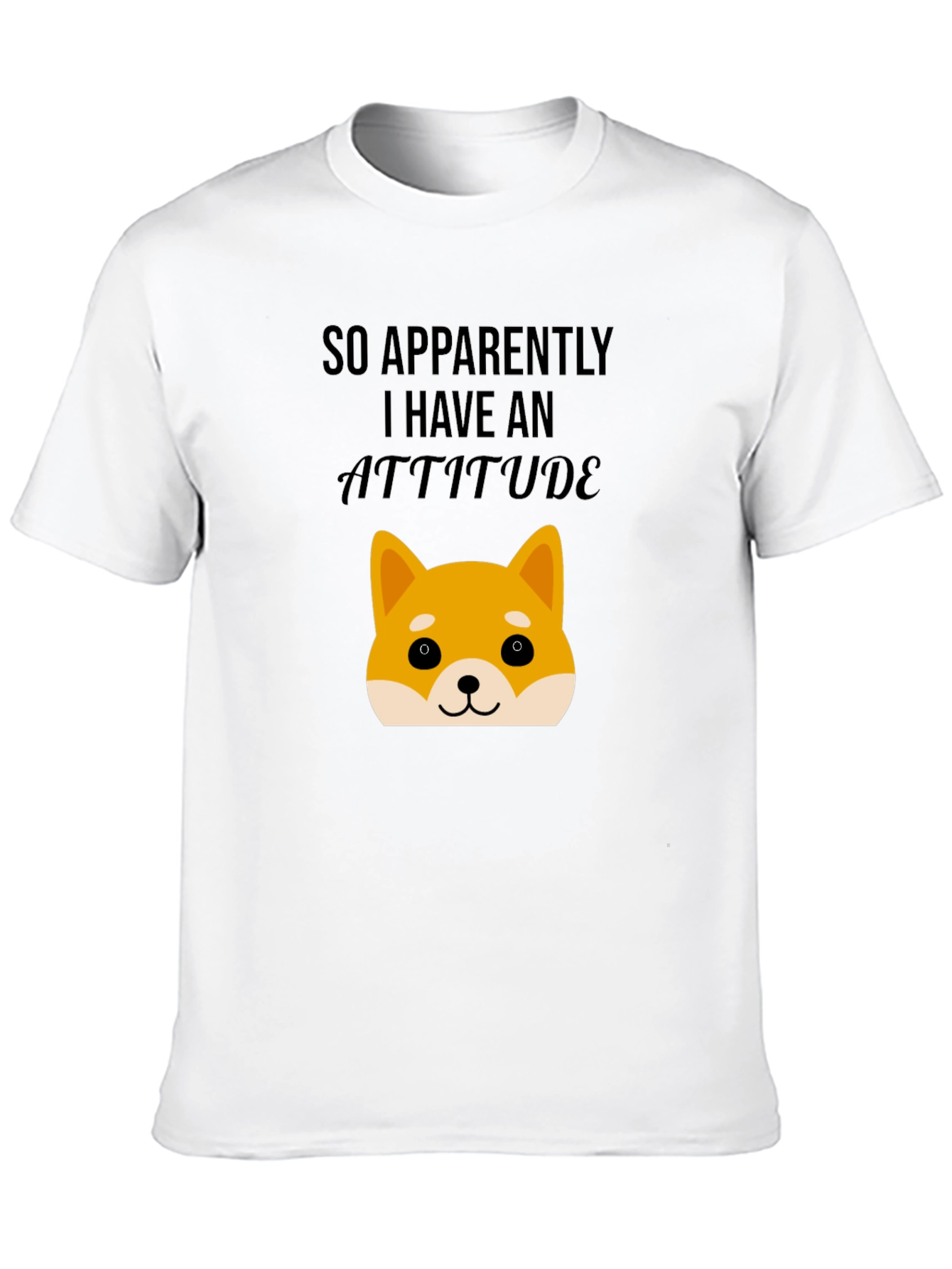 Attitude Dog T-Shirt - Unisex Black Tee
