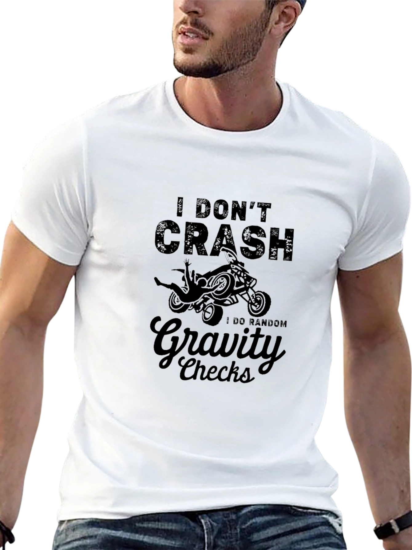 Funny I Dont Crash Graphic T-Shirt