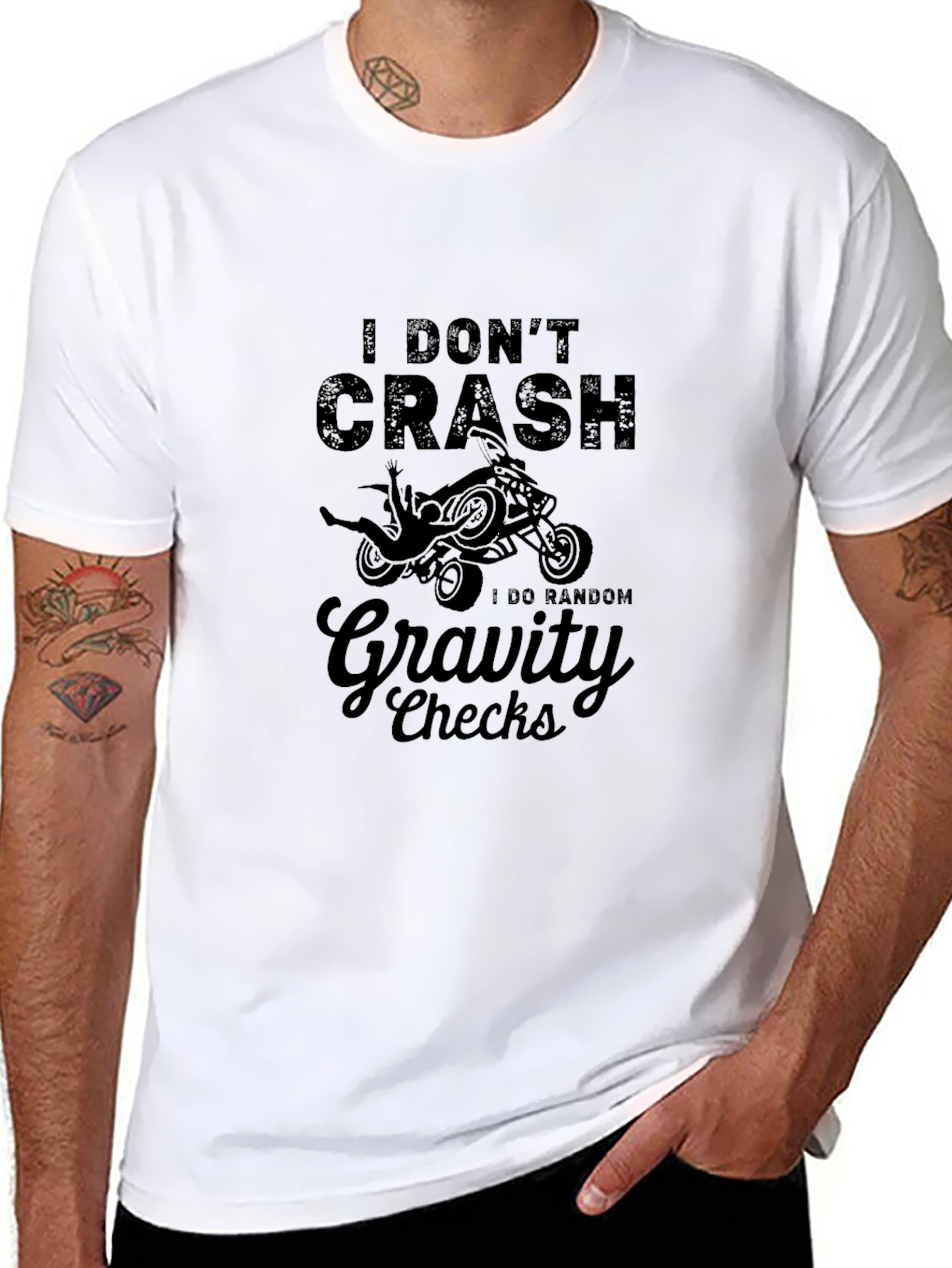 Funny I Dont Crash Graphic T-Shirt