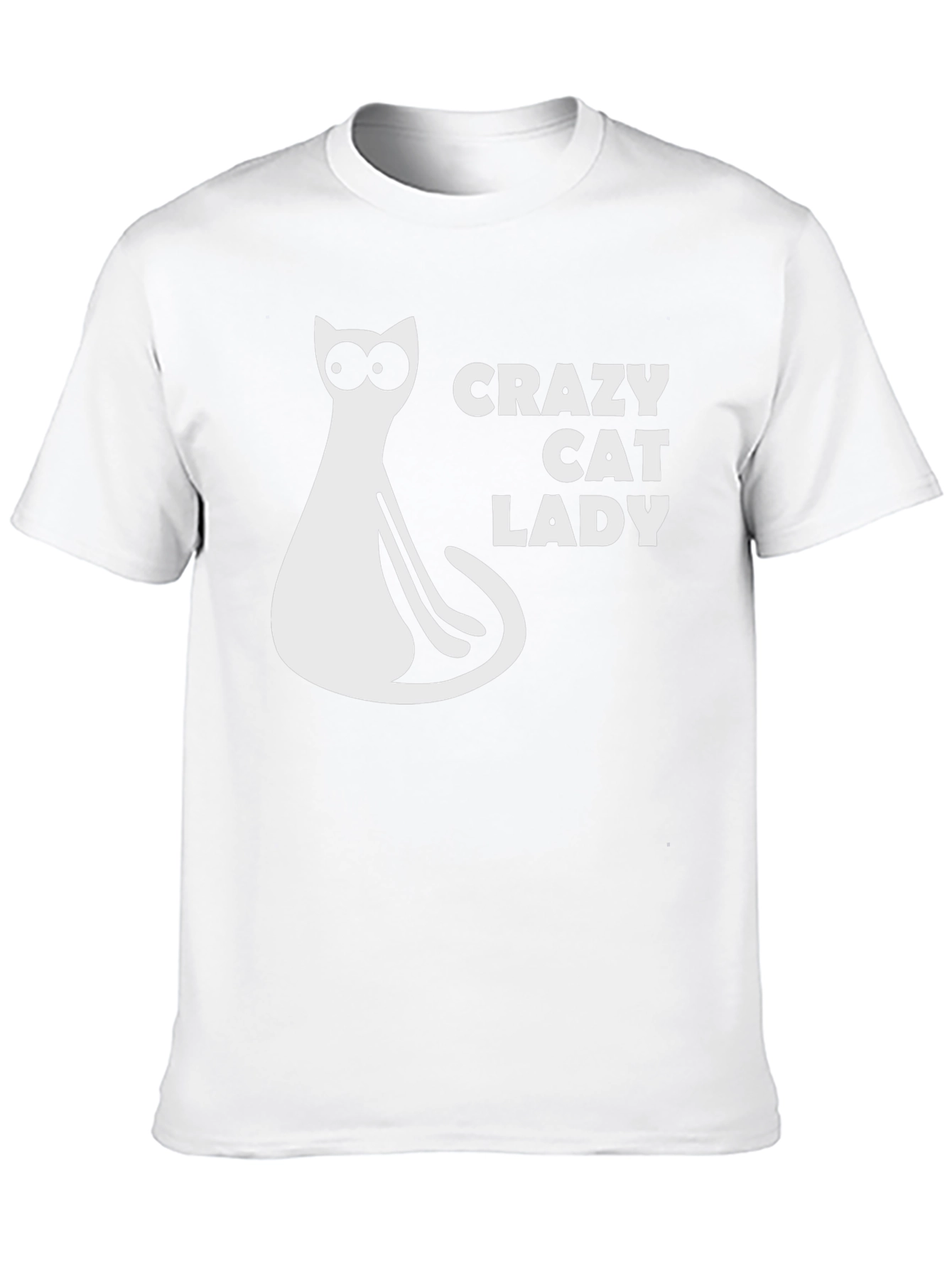 Crazy Cat Lady T-Shirt - Black Novelty Tee
