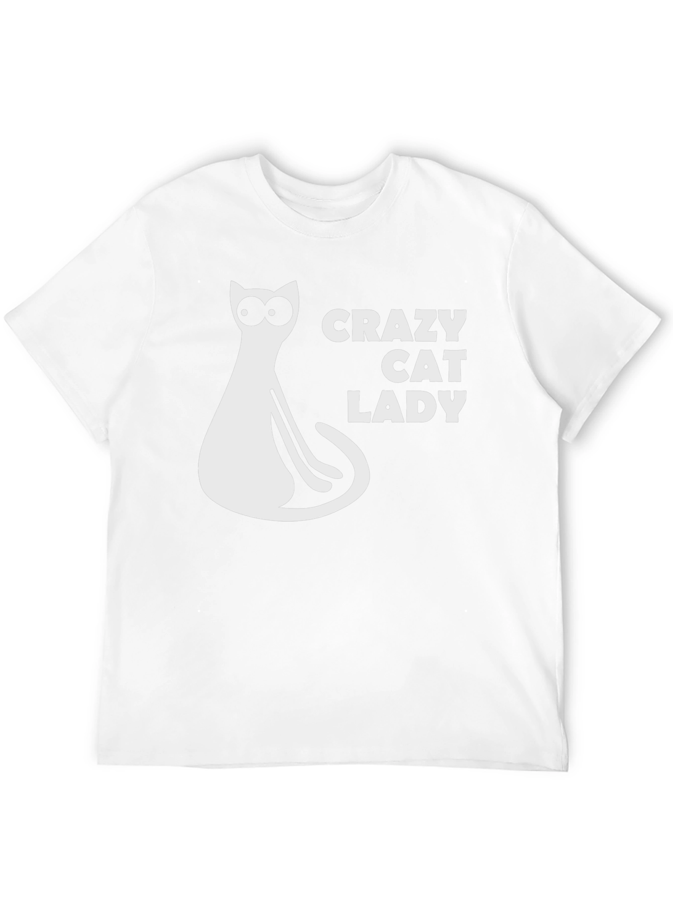 Crazy Cat Lady T-Shirt - Black Novelty Tee
