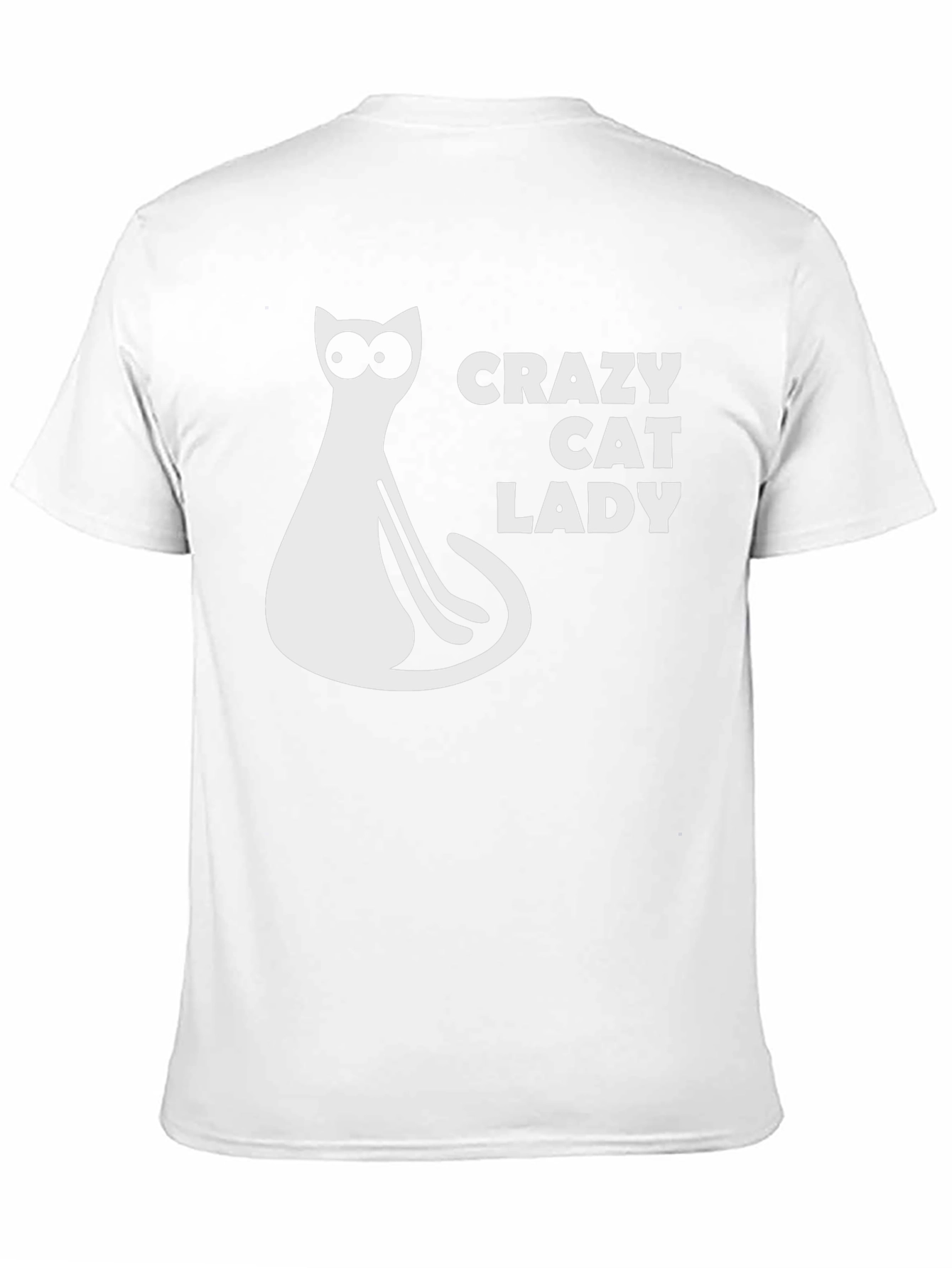 Crazy Cat Lady T-Shirt - Black Novelty Tee