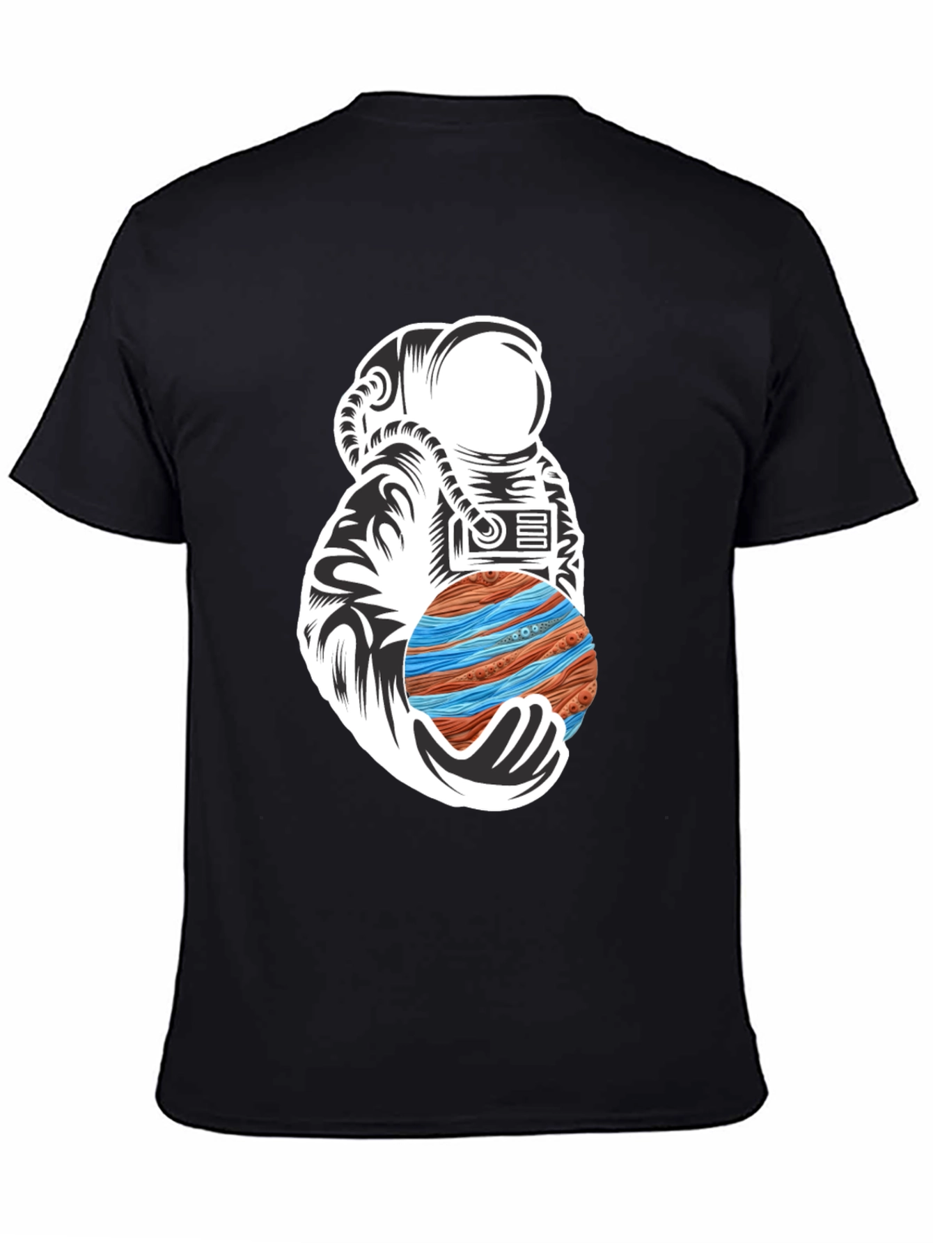 Astronaut Planet Graphic T-Shirt