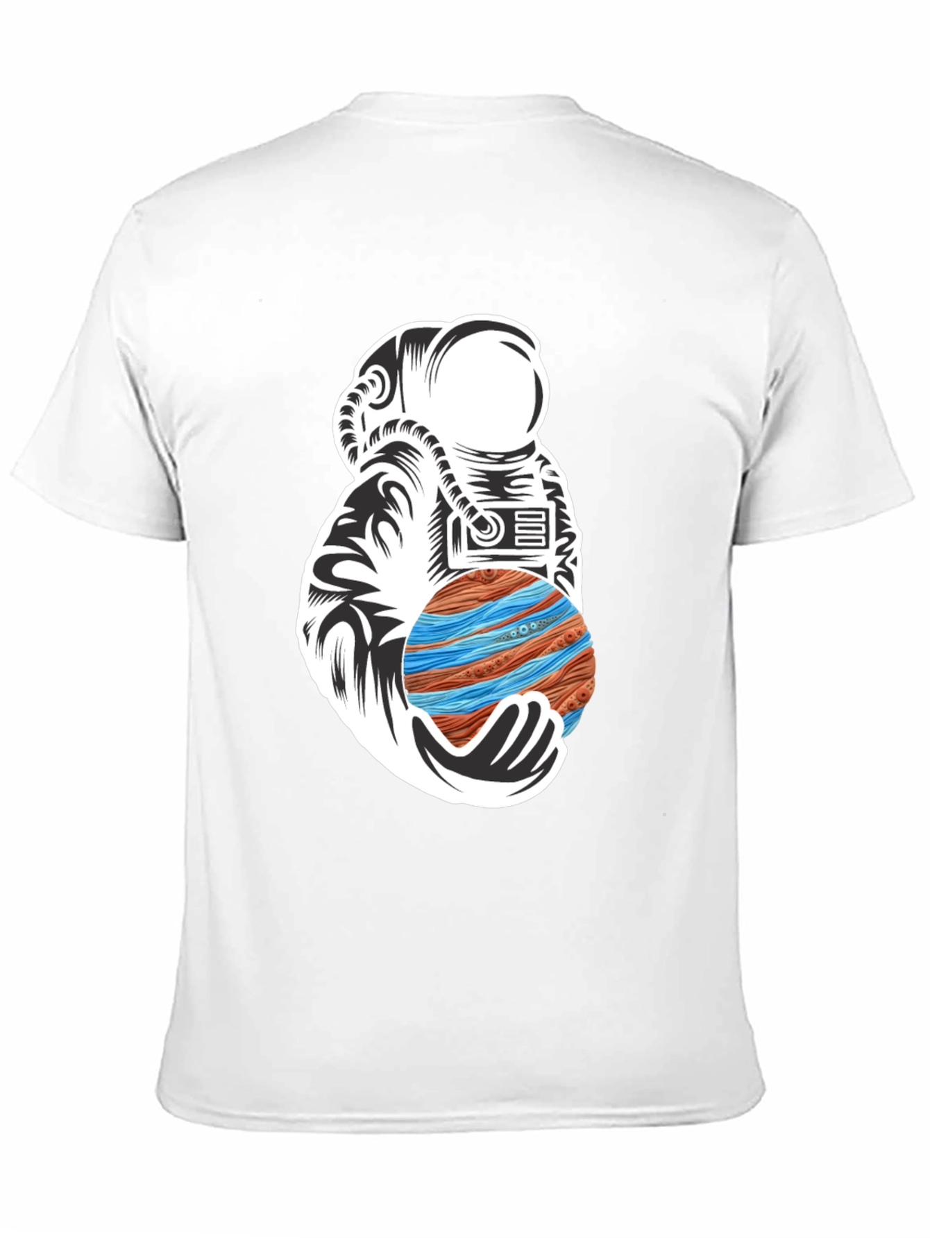 Astronaut Planet Graphic T-Shirt
