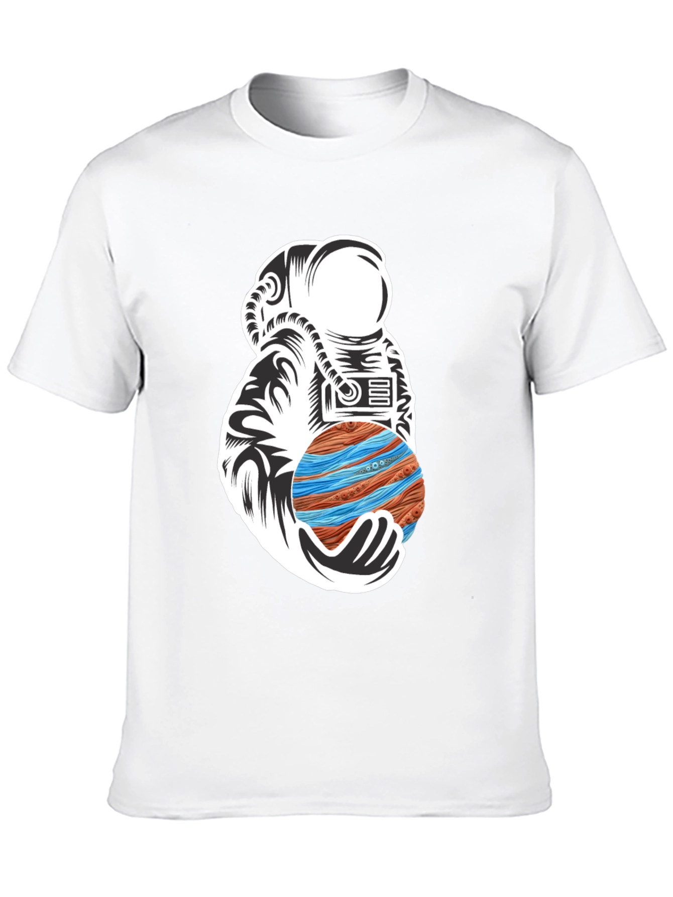 Astronaut Planet Graphic T-Shirt