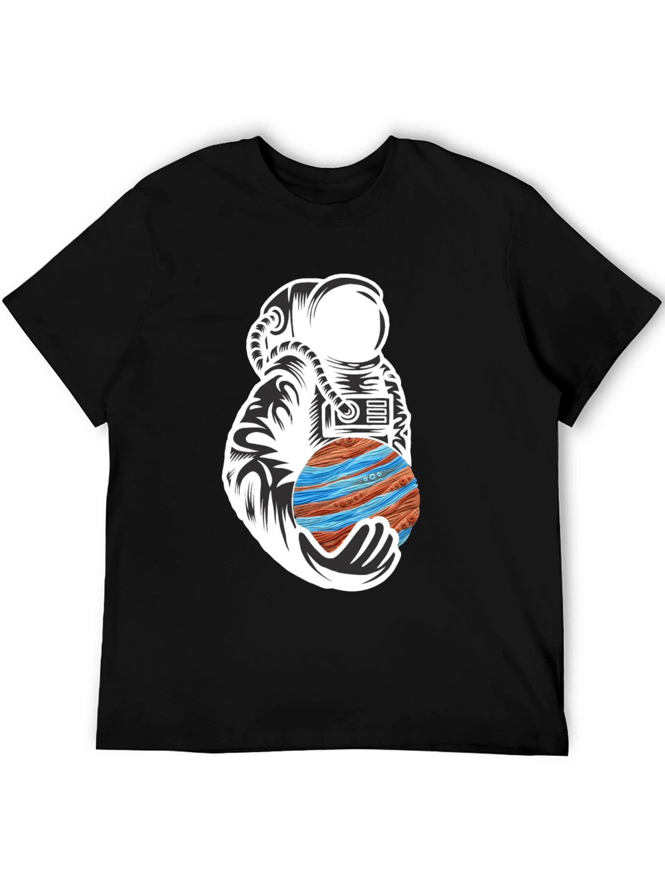 Astronaut Planet Graphic T-Shirt