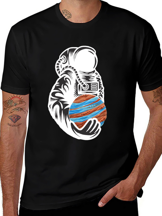 Astronaut Planet Graphic T-Shirt