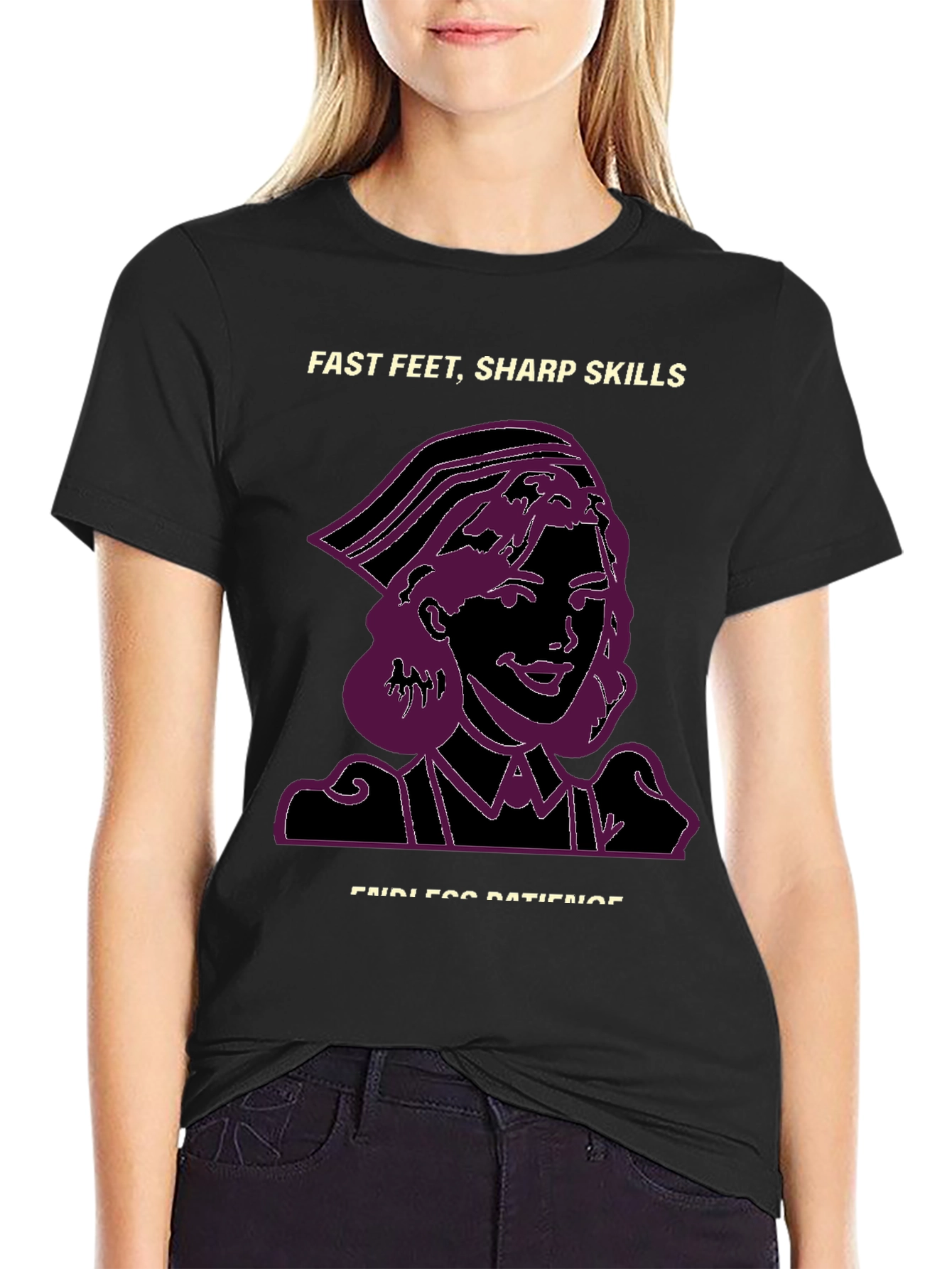 Nurse Graphic T-Shirt - Fast Feet Sharp Skills