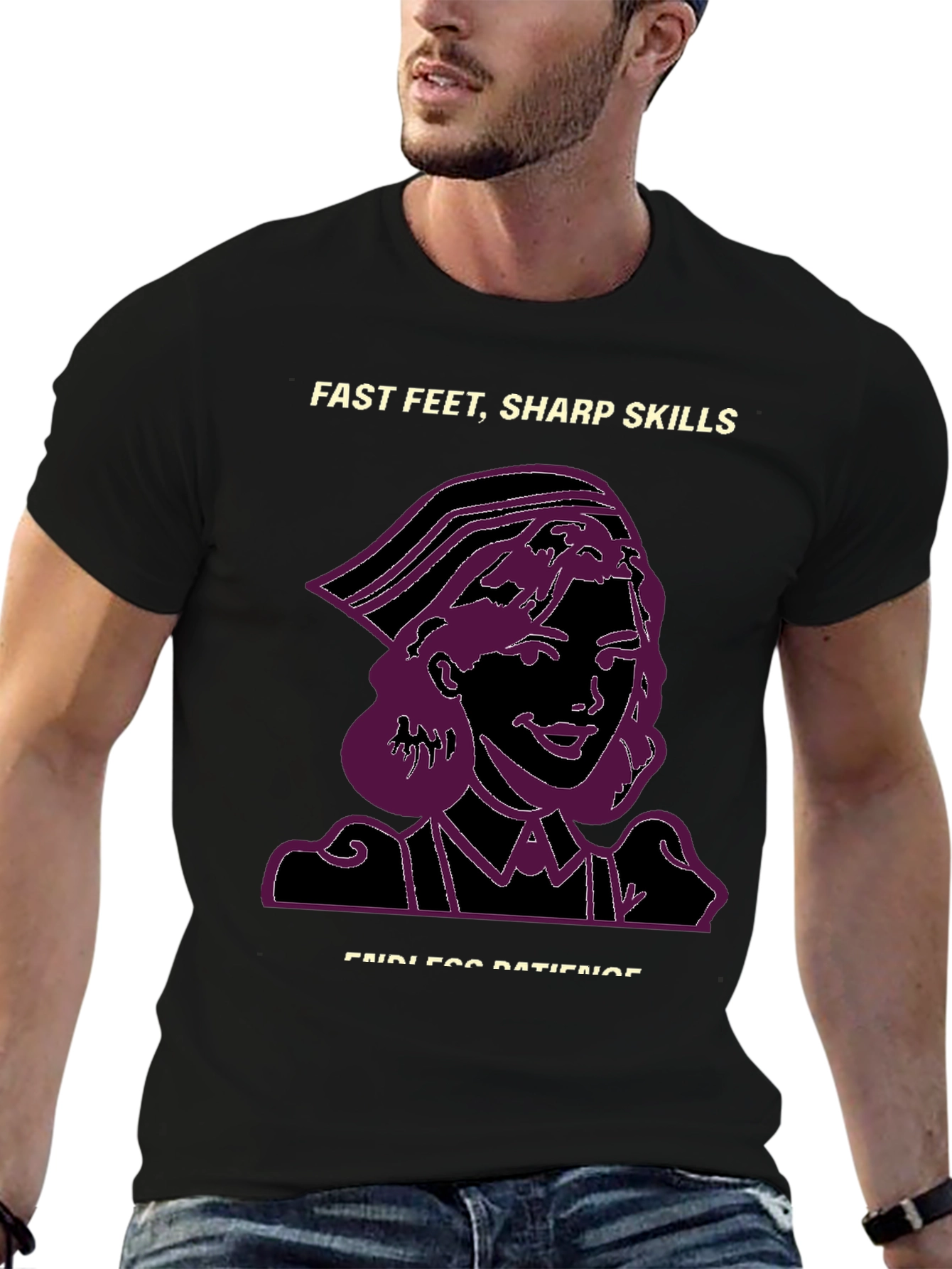 Nurse Graphic T-Shirt - Fast Feet Sharp Skills