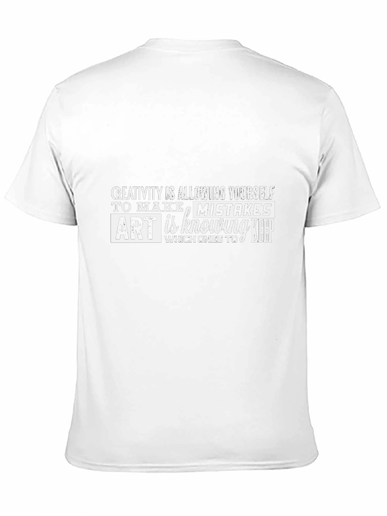 Creative Art T-Shirt - Creativity & Mistakes