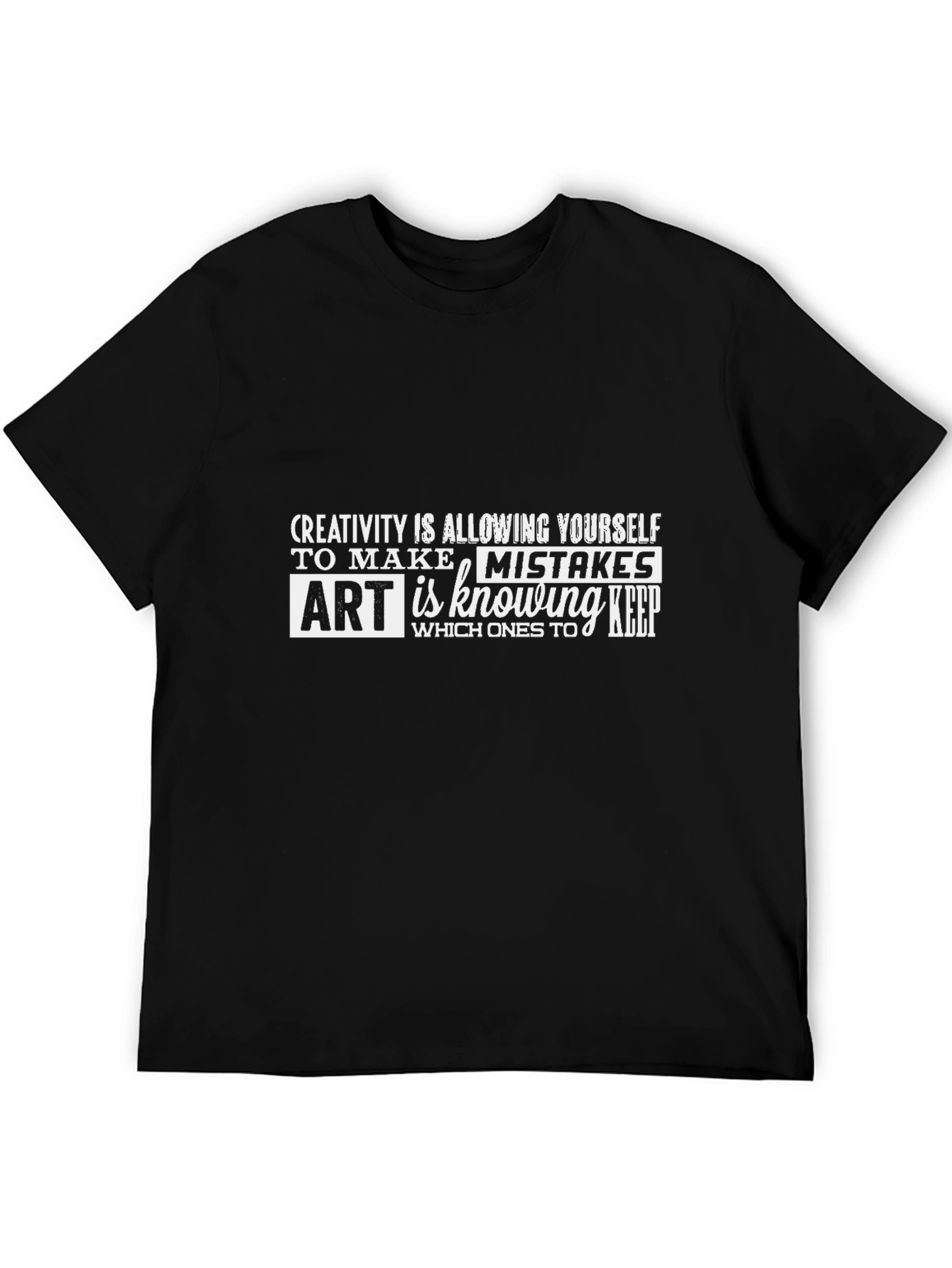 Creative Art T-Shirt - Creativity & Mistakes