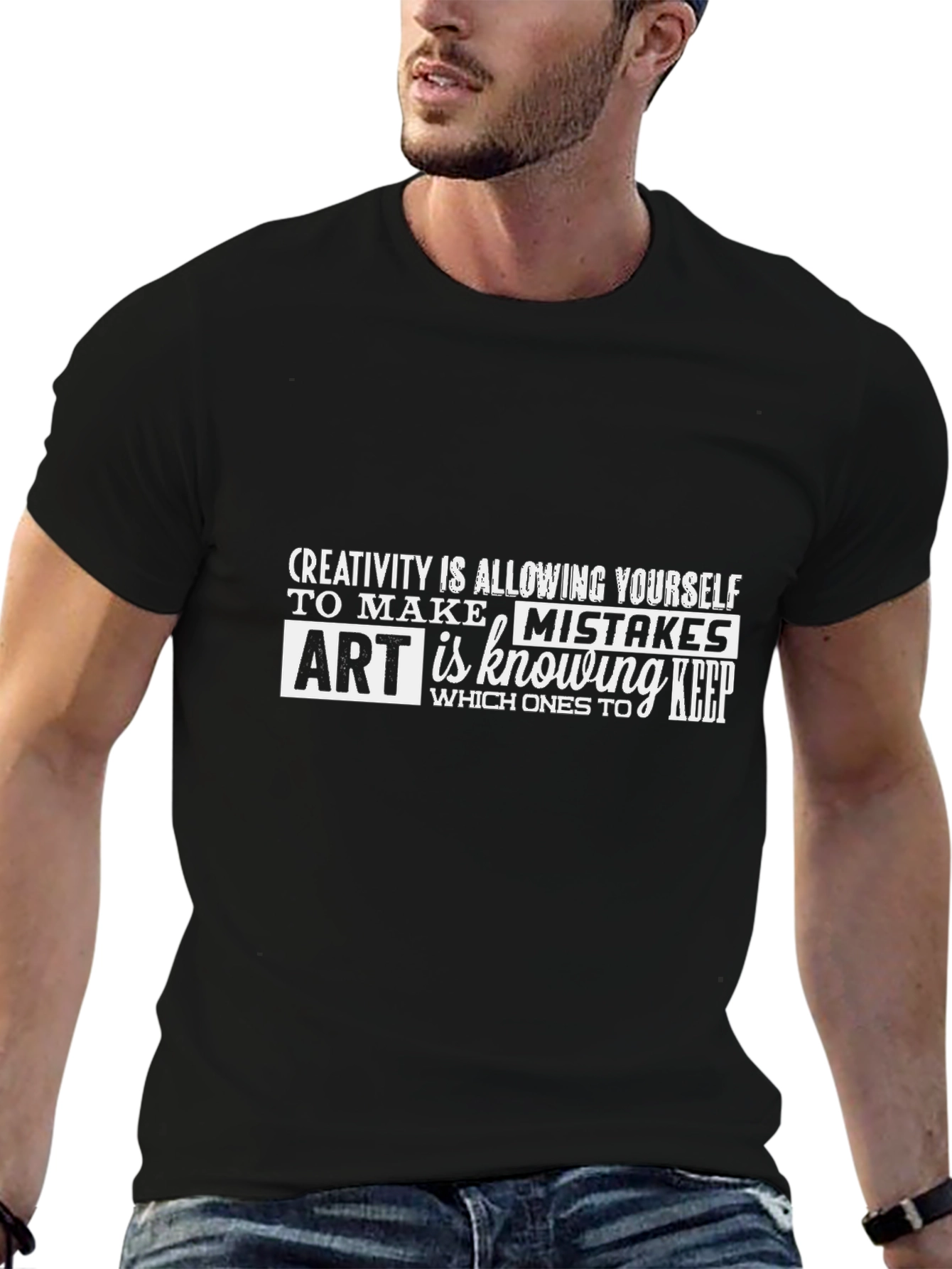 Creative Art T-Shirt - Creativity & Mistakes