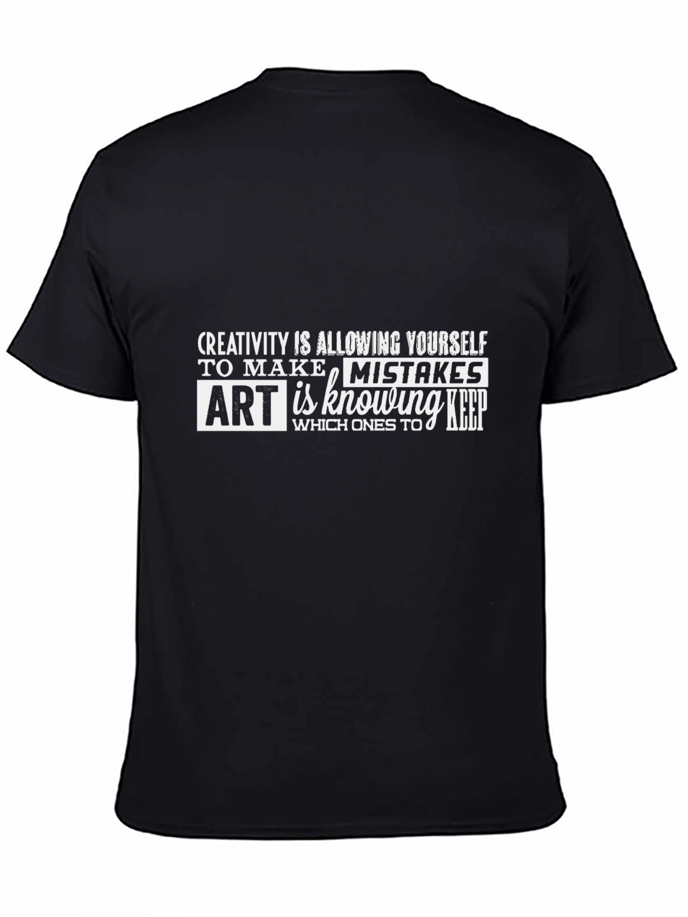 Creative Art T-Shirt - Creativity & Mistakes