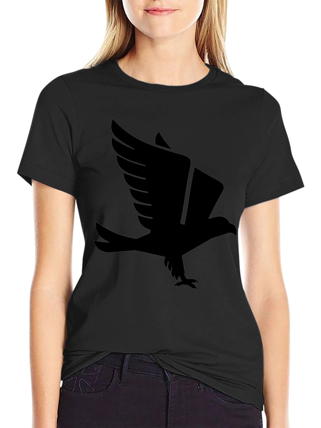 Black Eagle Graphic Tee - Stylish Mens T-Shirt