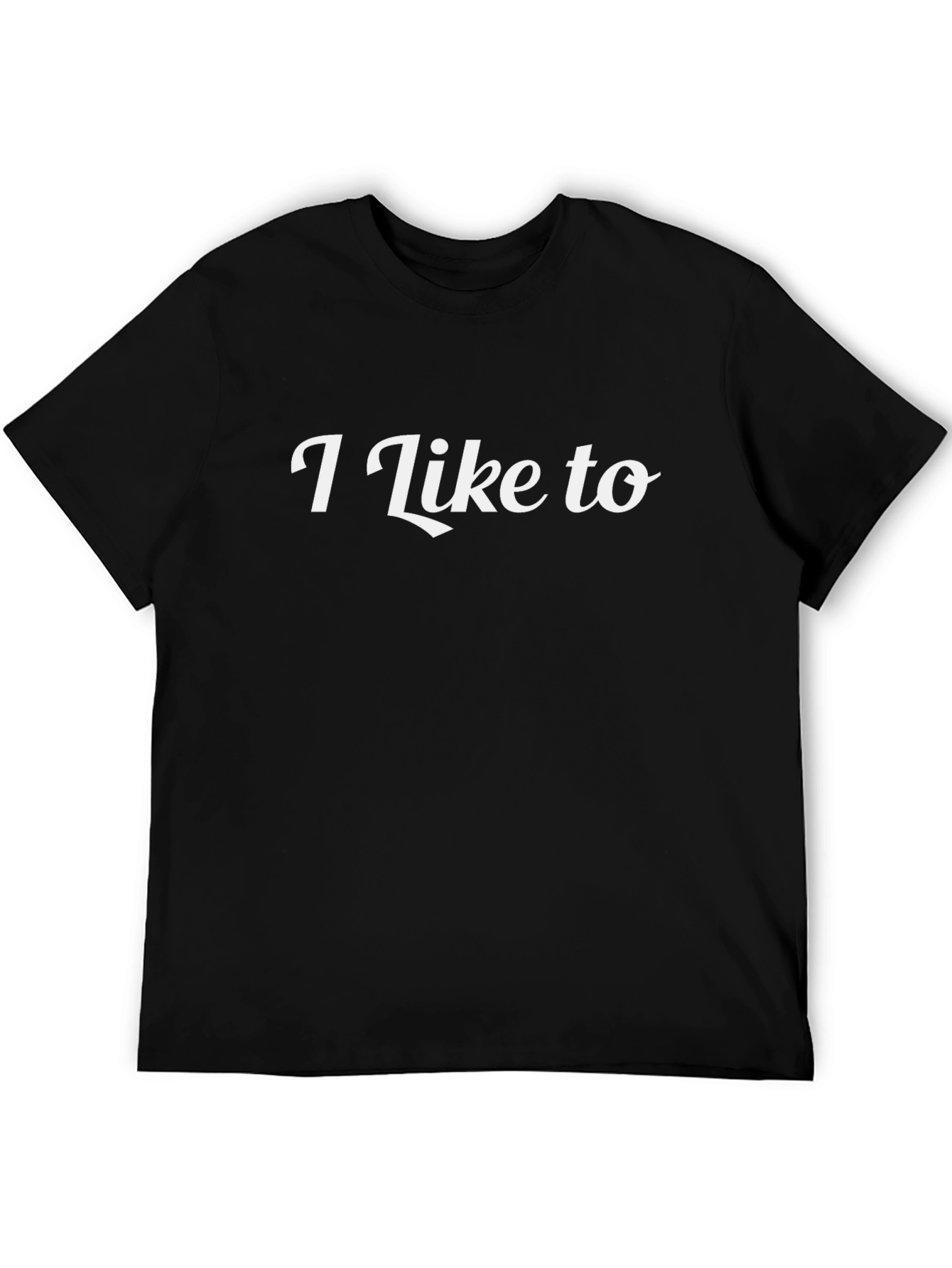I Like To Graphic T-Shirt - Mens Casual Tee
