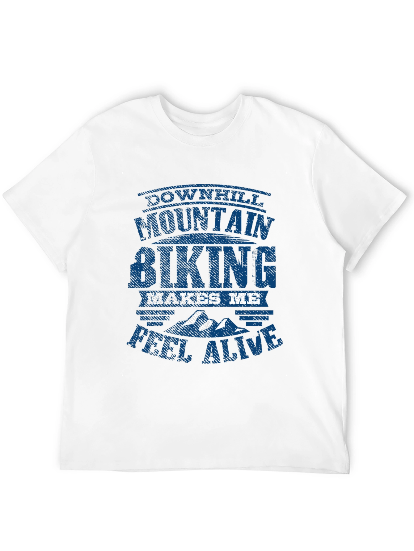 Mountain Biking Graphic Tee - Downhill Adventure