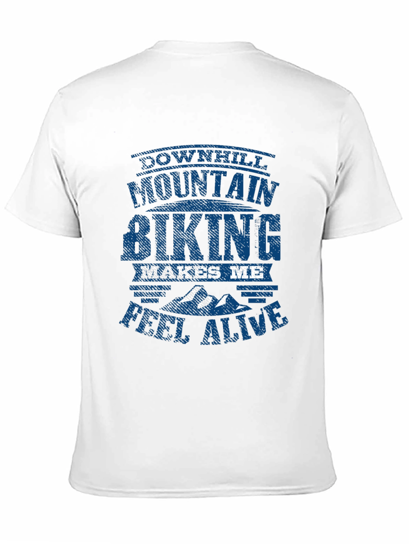 Mountain Biking Graphic Tee - Downhill Adventure