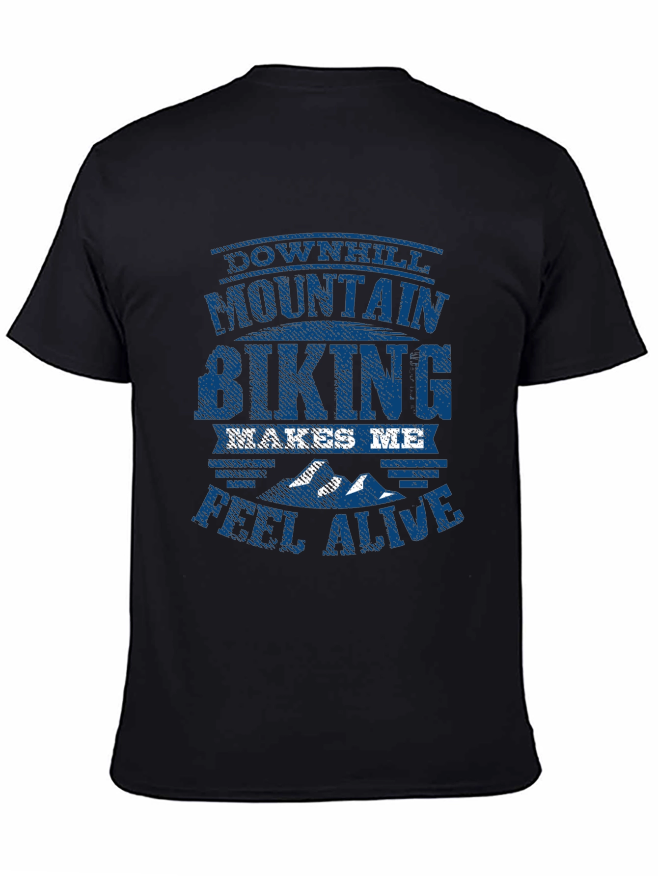 Mountain Biking Graphic Tee - Downhill Adventure