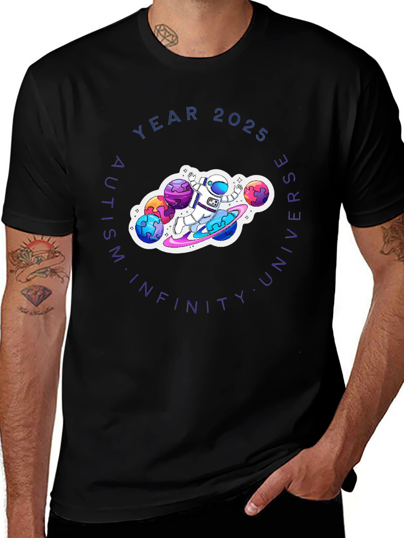Autism Infinity Universe 2025 T-Shirt