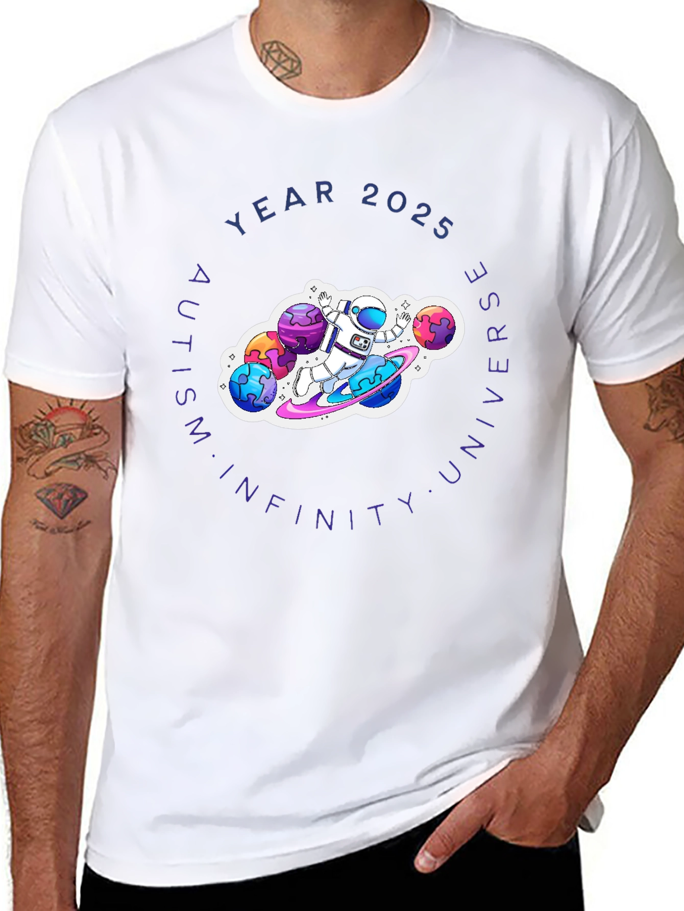 Autism Infinity Universe 2025 T-Shirt