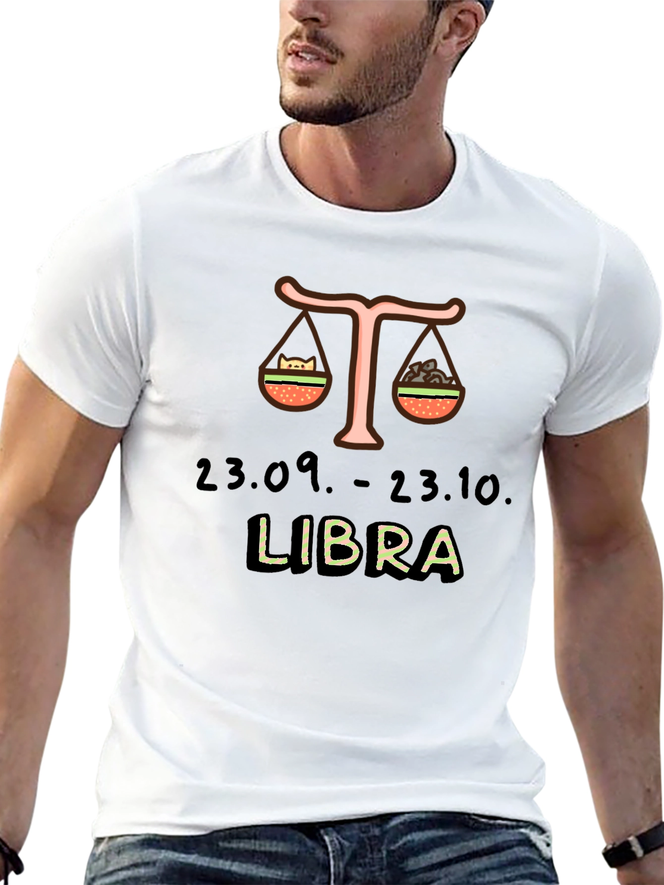 Libra Zodiac Sign T-Shirt