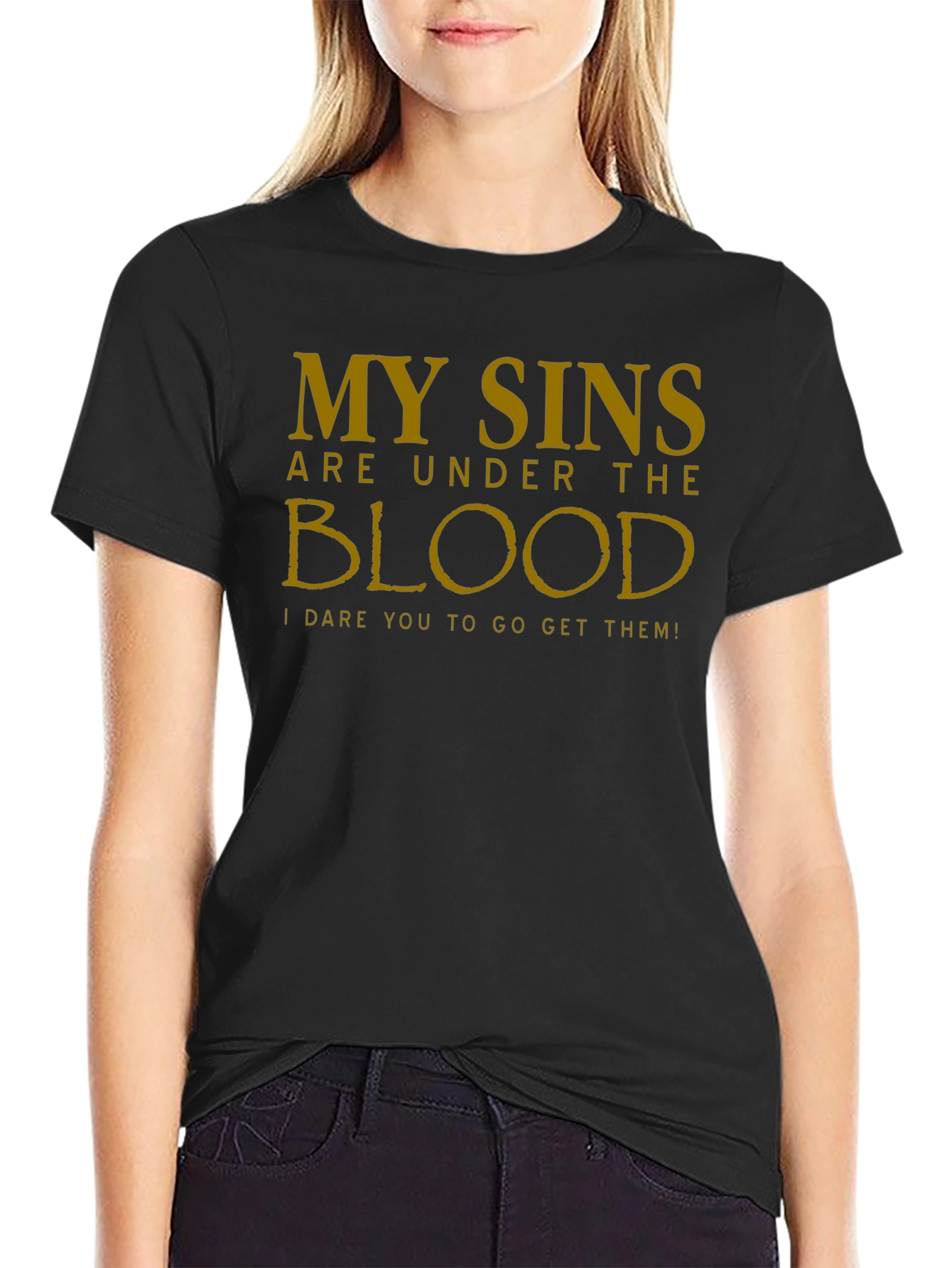My Sins Are Under The Blood Graphic T-Shirt