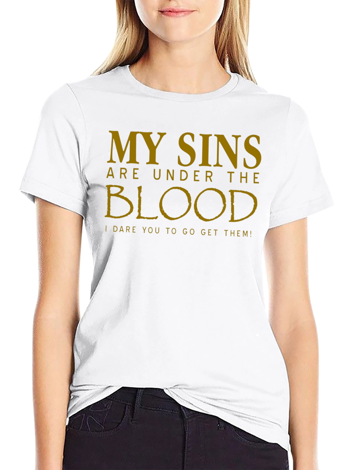 My Sins Are Under The Blood Graphic T-Shirt
