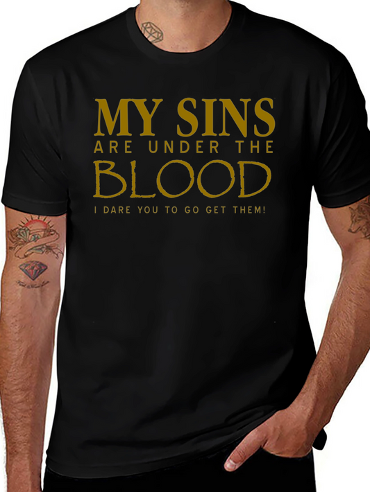 My Sins Are Under The Blood Graphic T-Shirt