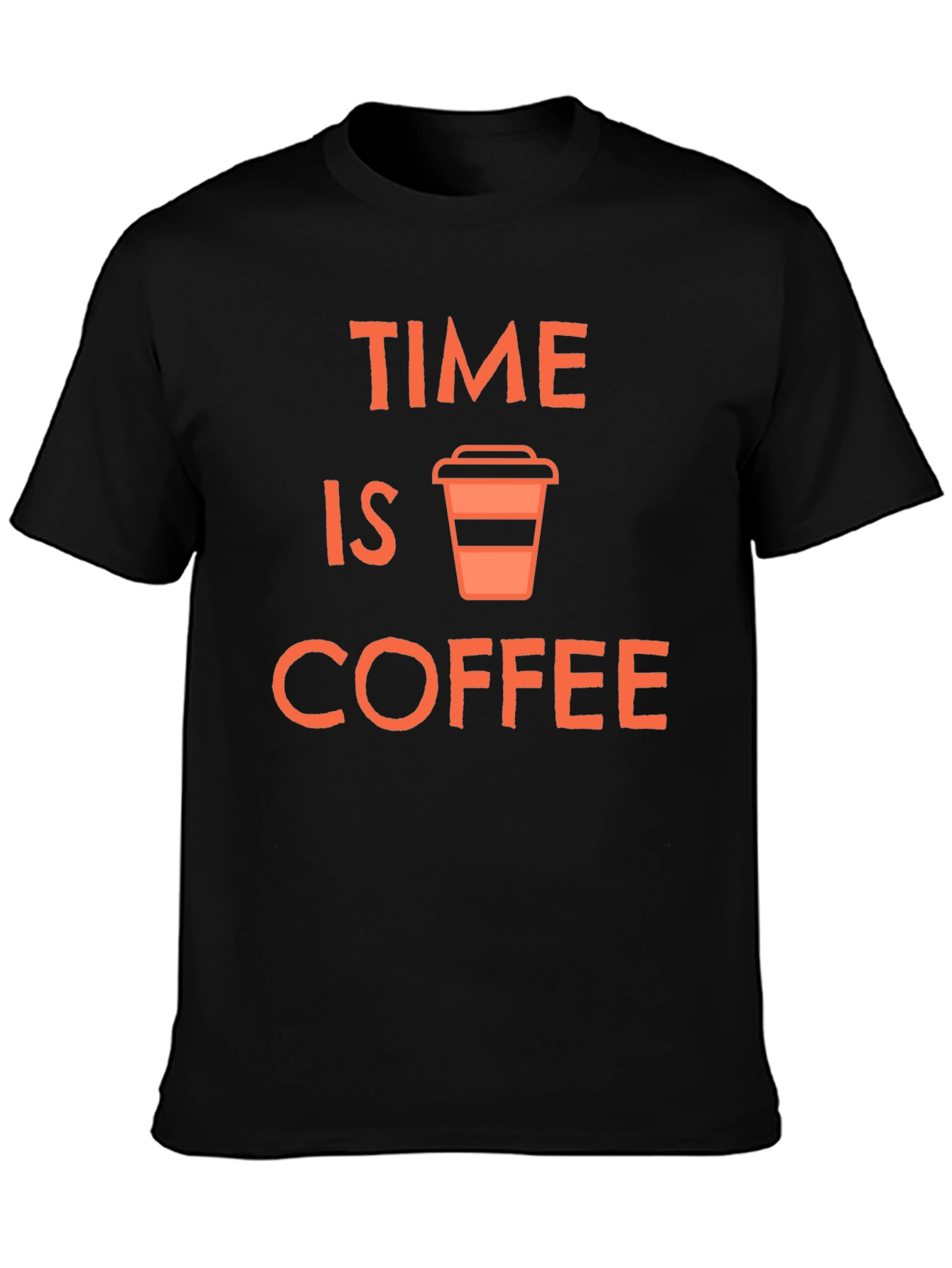Time is Coffee T-Shirt - Black