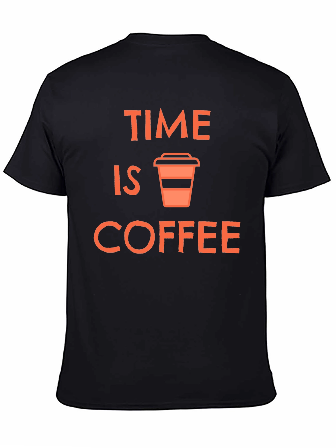 Time is Coffee T-Shirt - Black