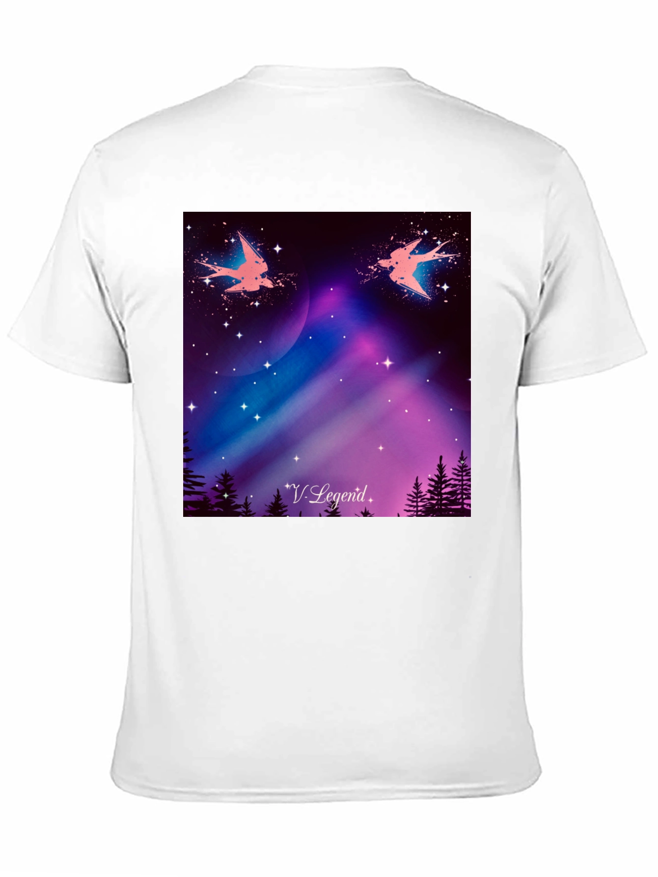 Cosmic Birds Graphic Tee - V. Legend Design