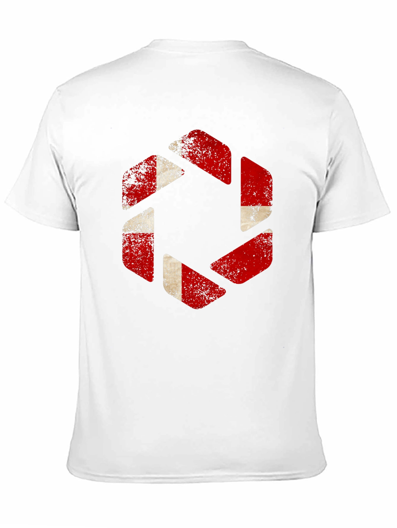 Retro Aperture Science T-Shirt - Black Distressed Logo