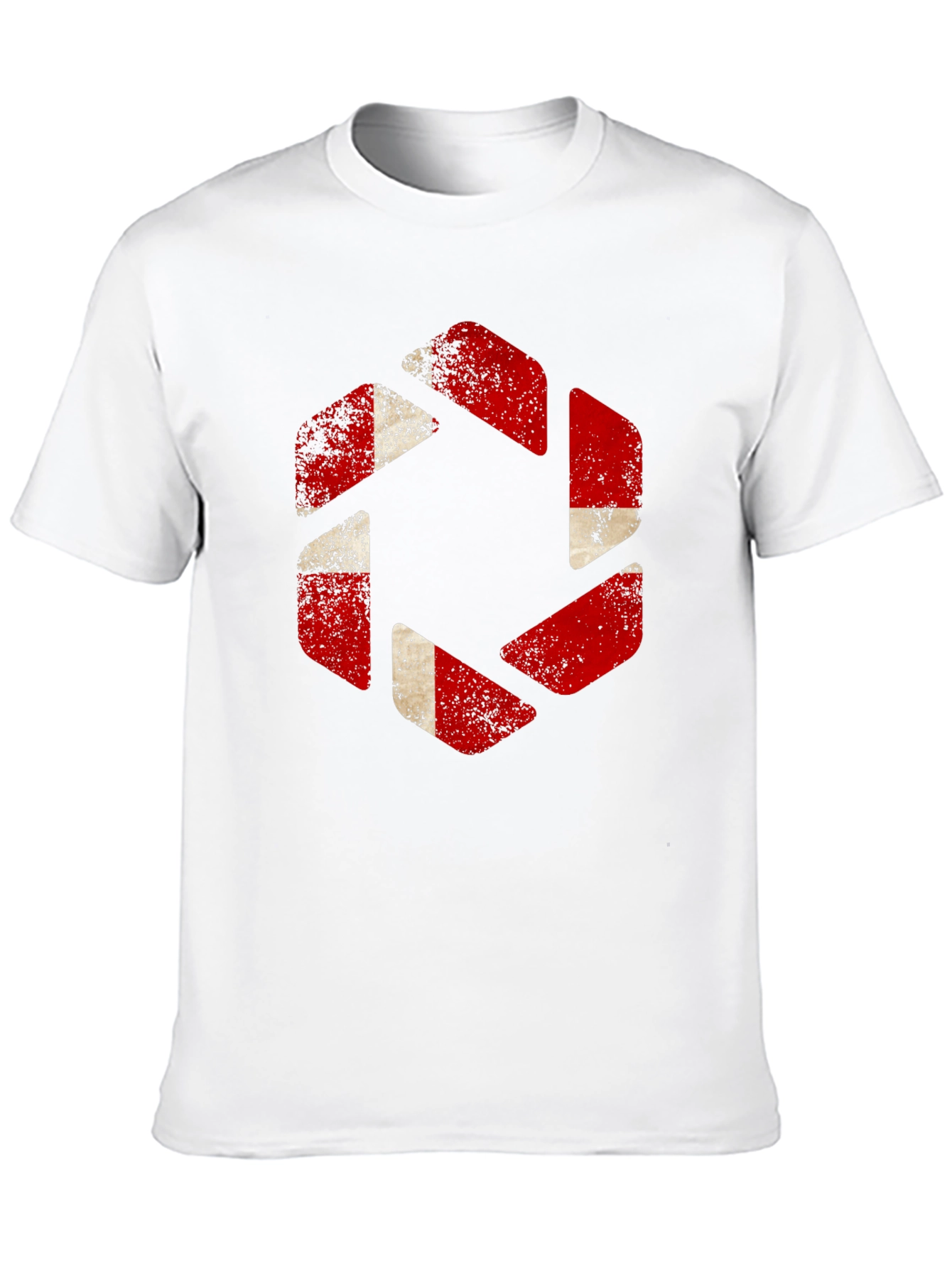 Retro Aperture Science T-Shirt - Black Distressed Logo