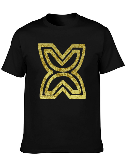 Golden Symbol Graphic Tee - Modern Streetwear