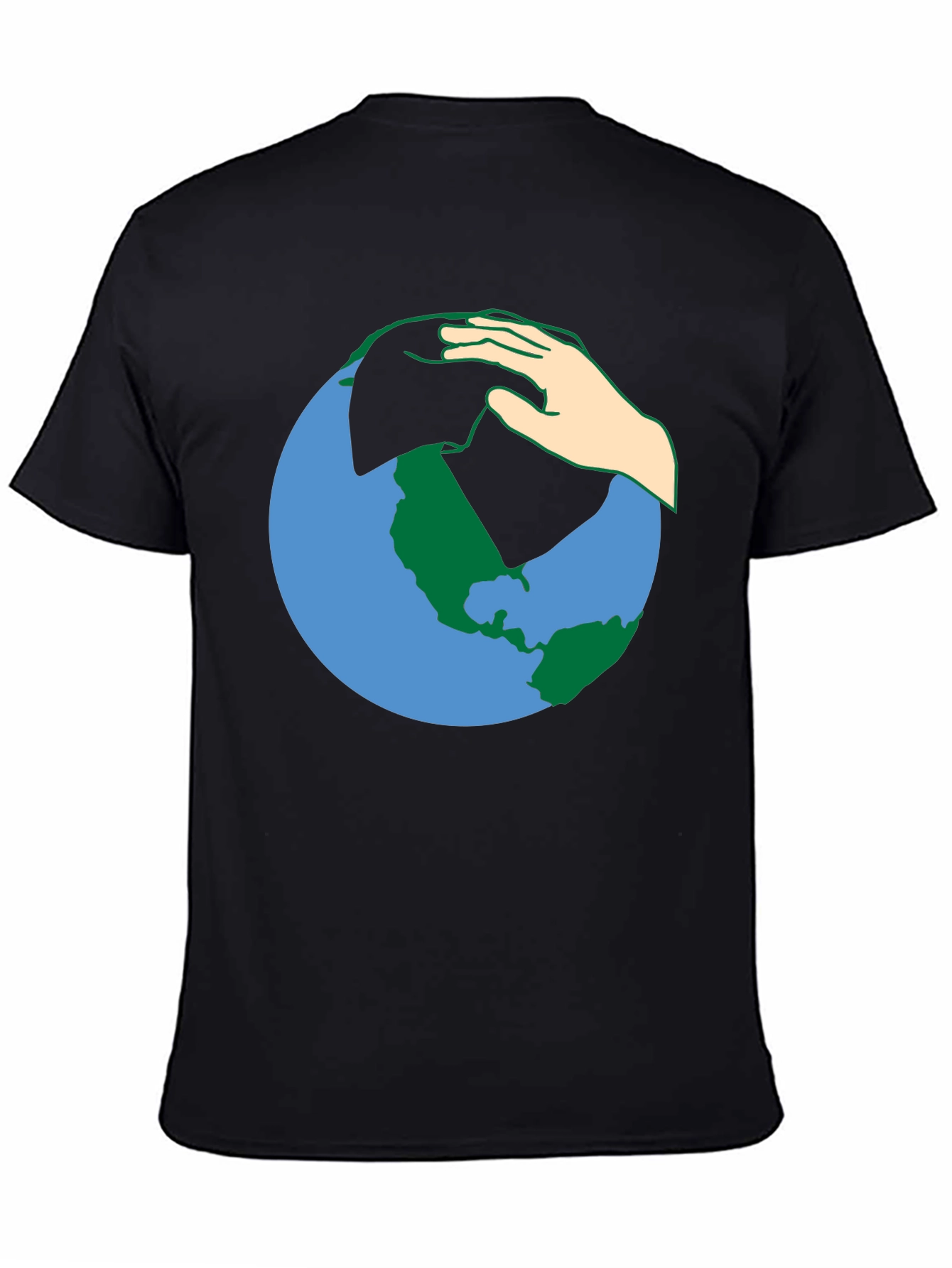Earth Hand T-Shirt - Save the Planet Tee