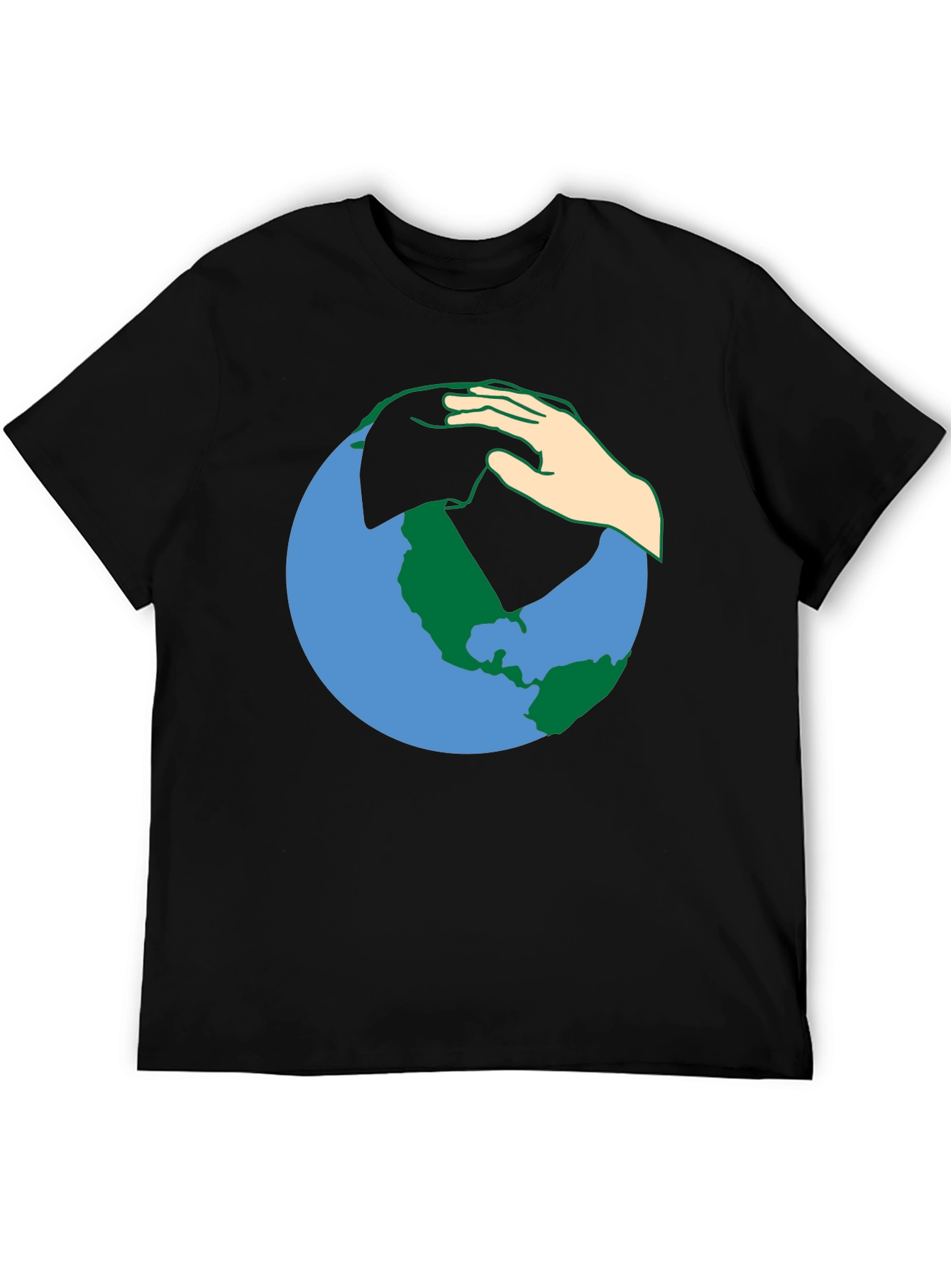 Earth Hand T-Shirt - Save the Planet Tee