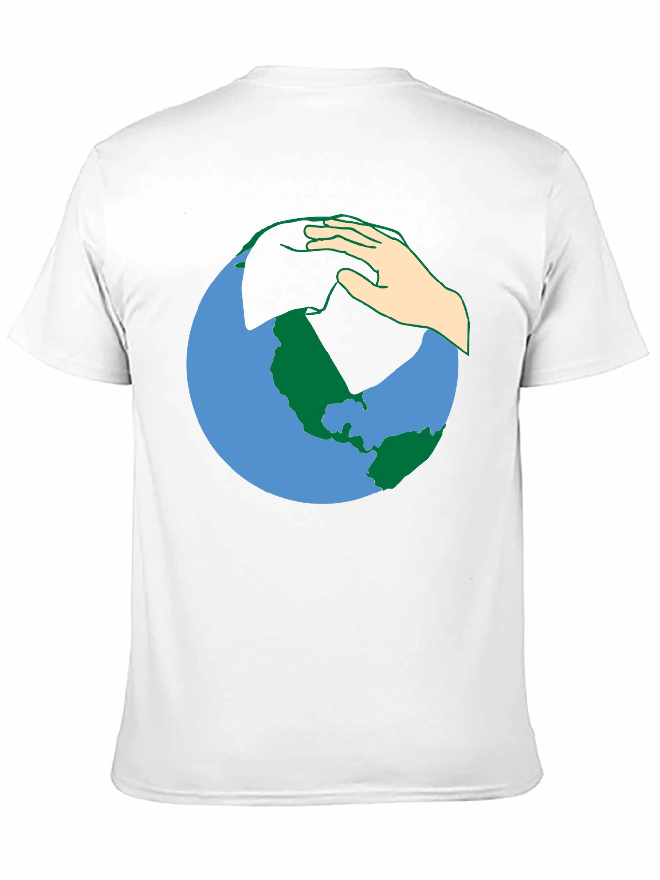 Earth Hand T-Shirt - Save the Planet Tee