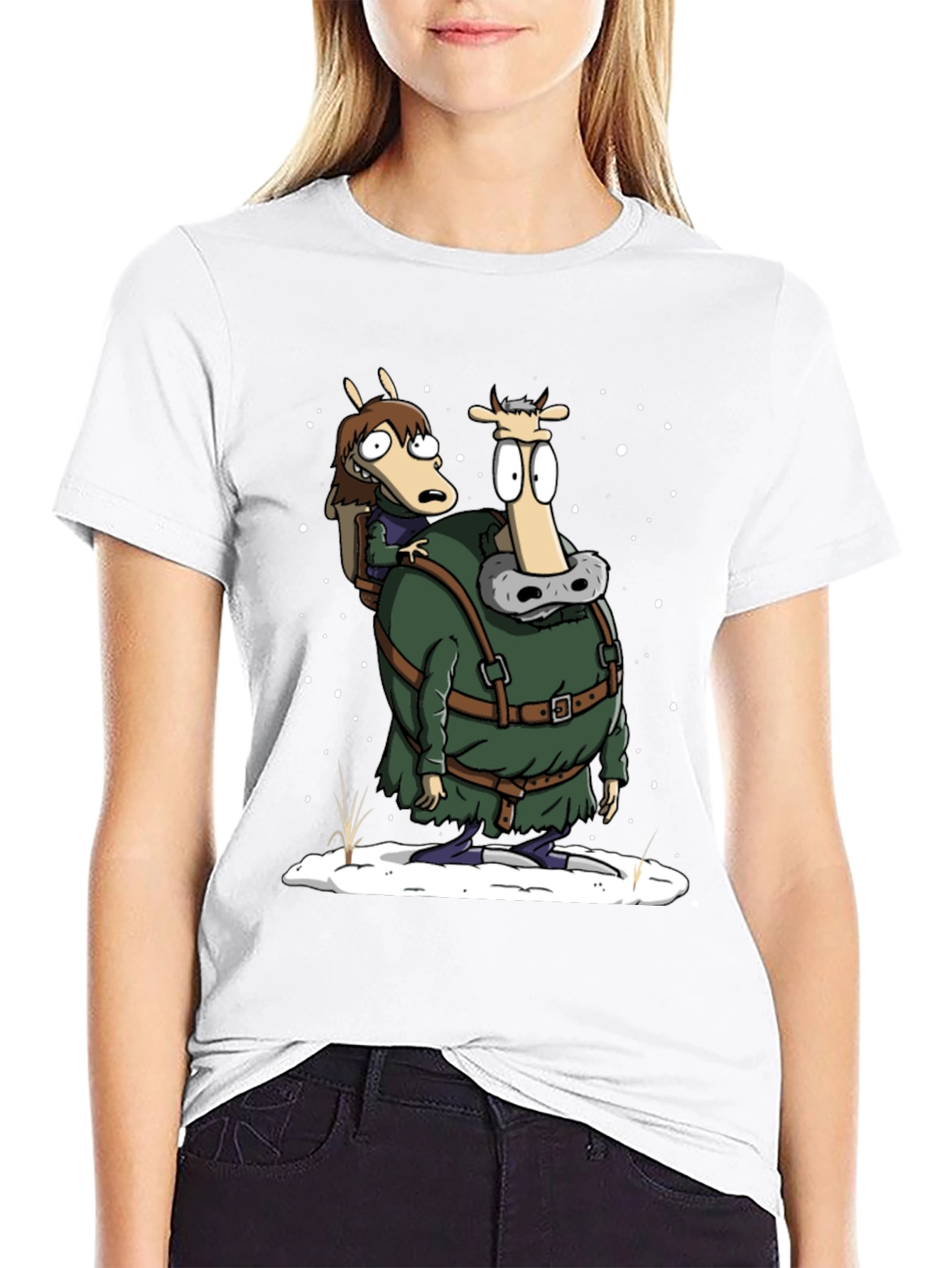 Rockos Modern Life Cartoon T-Shirt