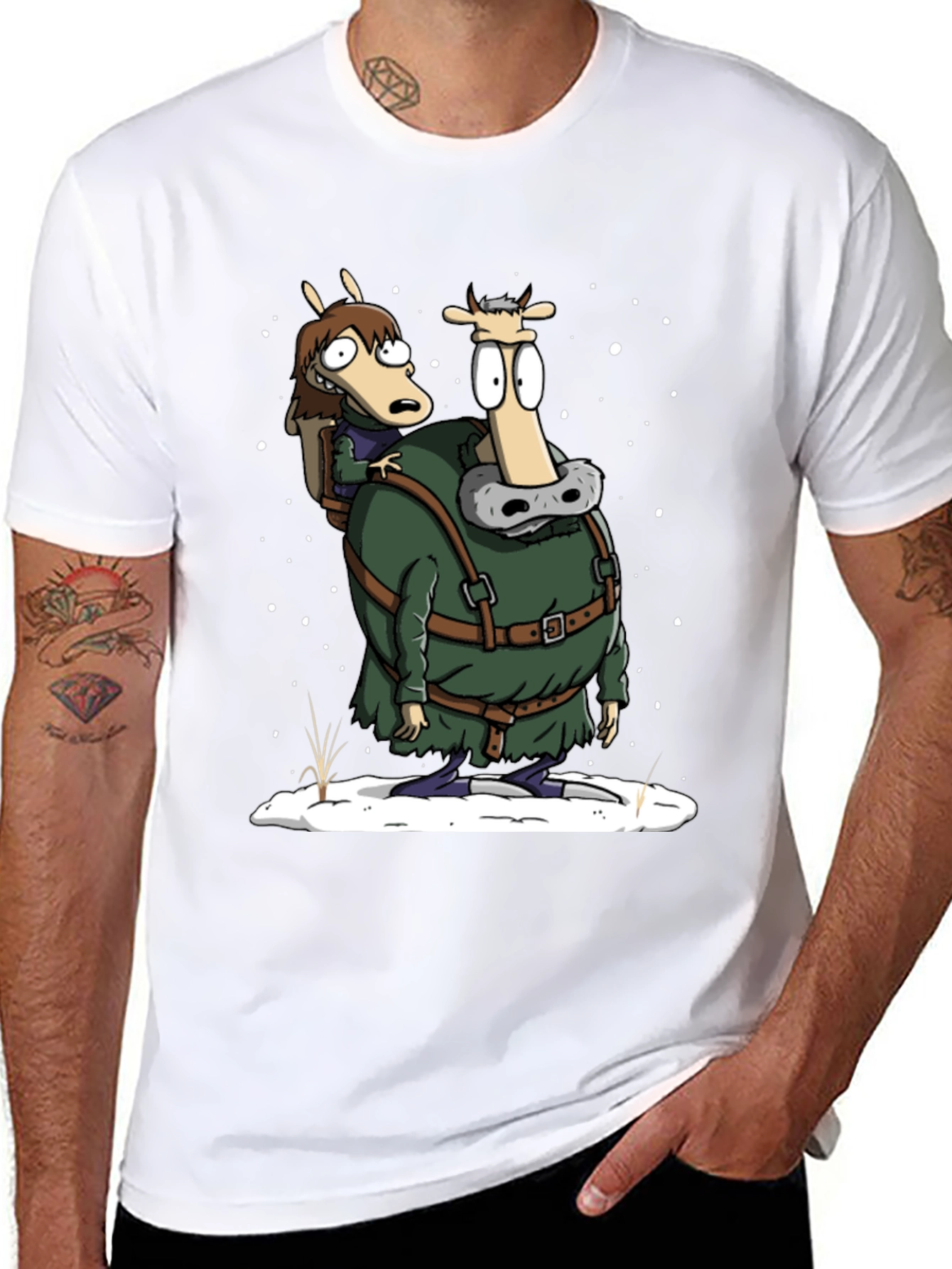 Rockos Modern Life Cartoon T-Shirt