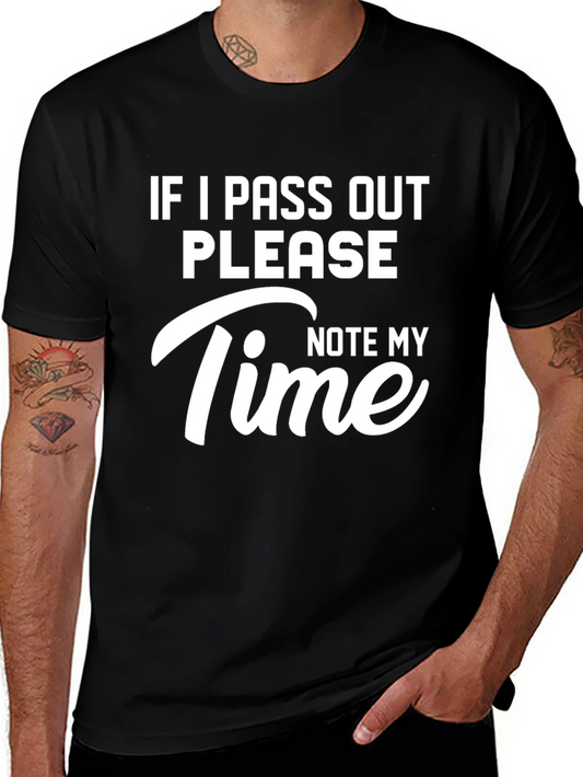 Funny Note My Time Graphic Tee