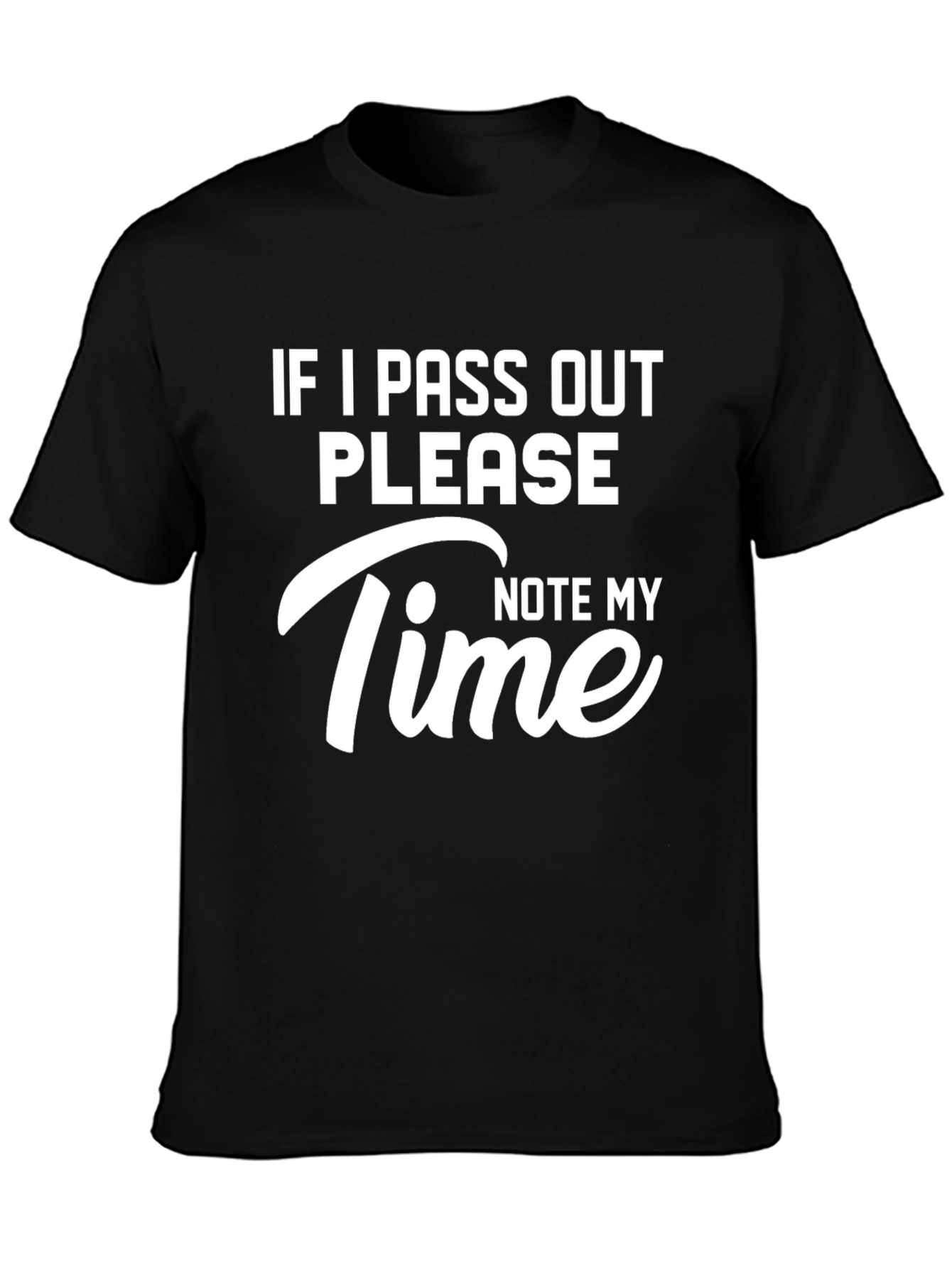 Funny Note My Time Graphic Tee