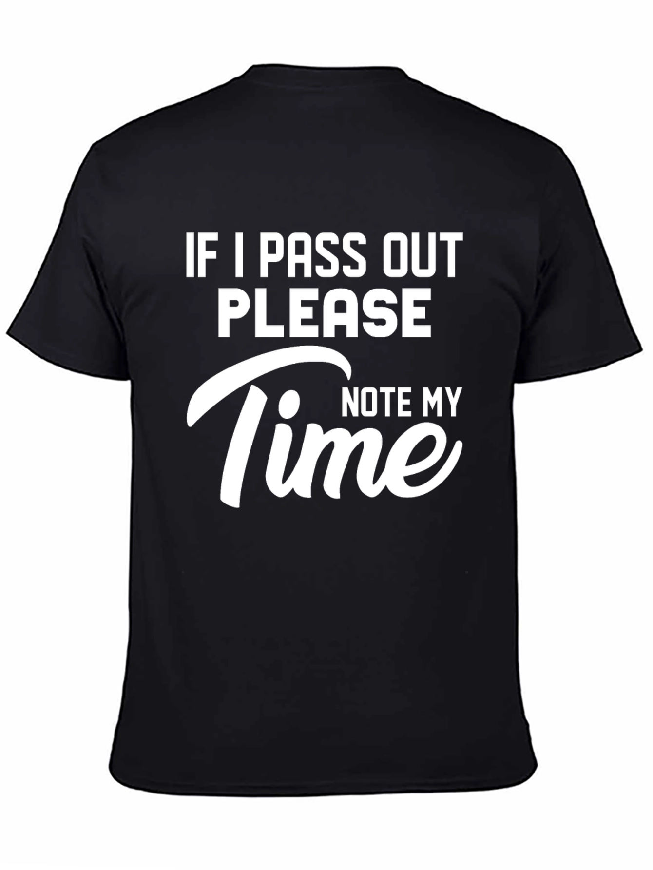 Funny Note My Time Graphic Tee