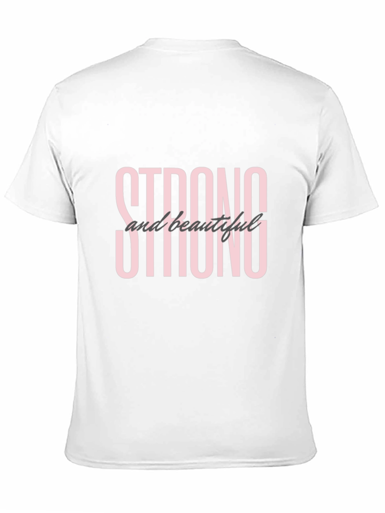 Strong and Beautiful Graphic Tee - Black