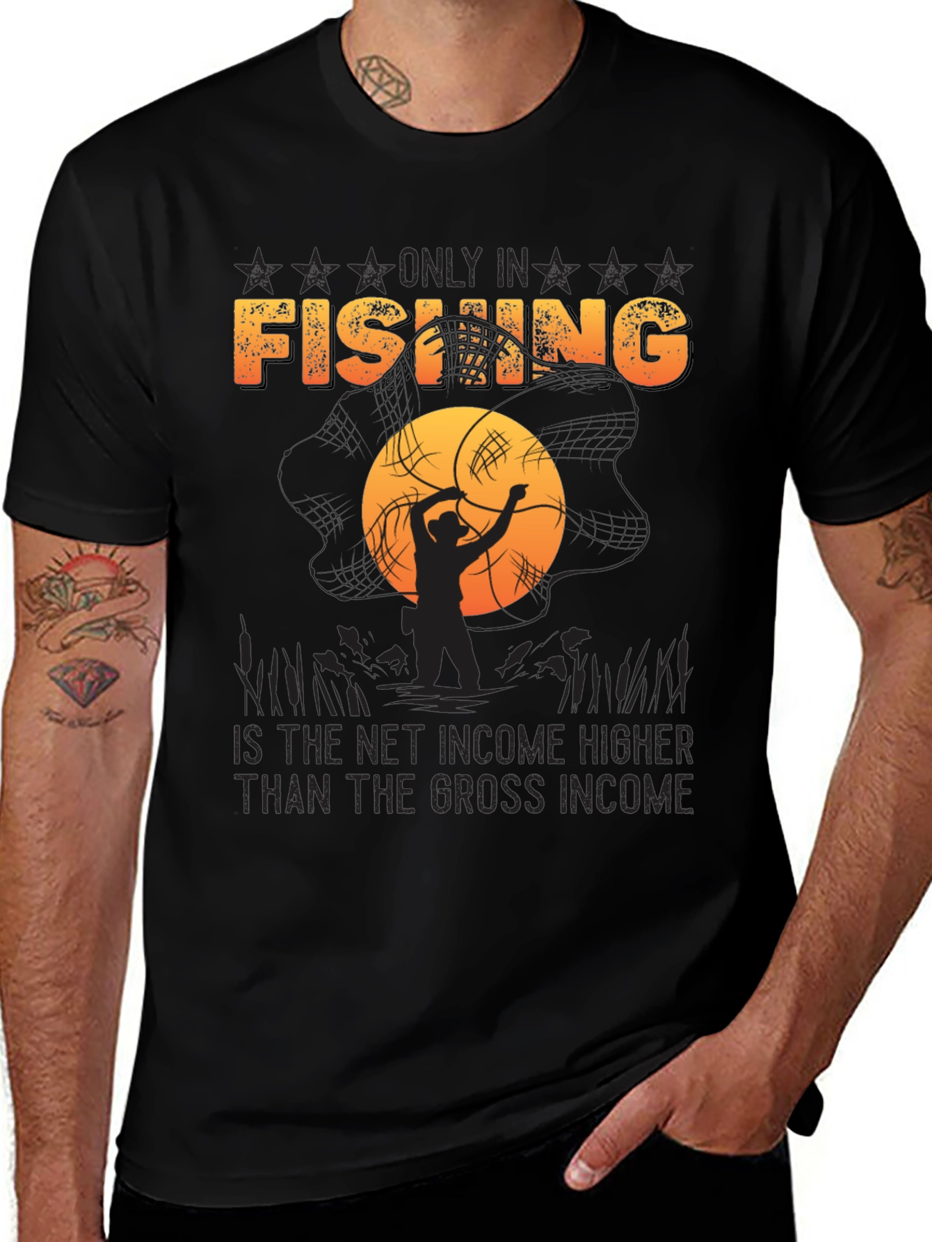 Fishing Net Income T-Shirt